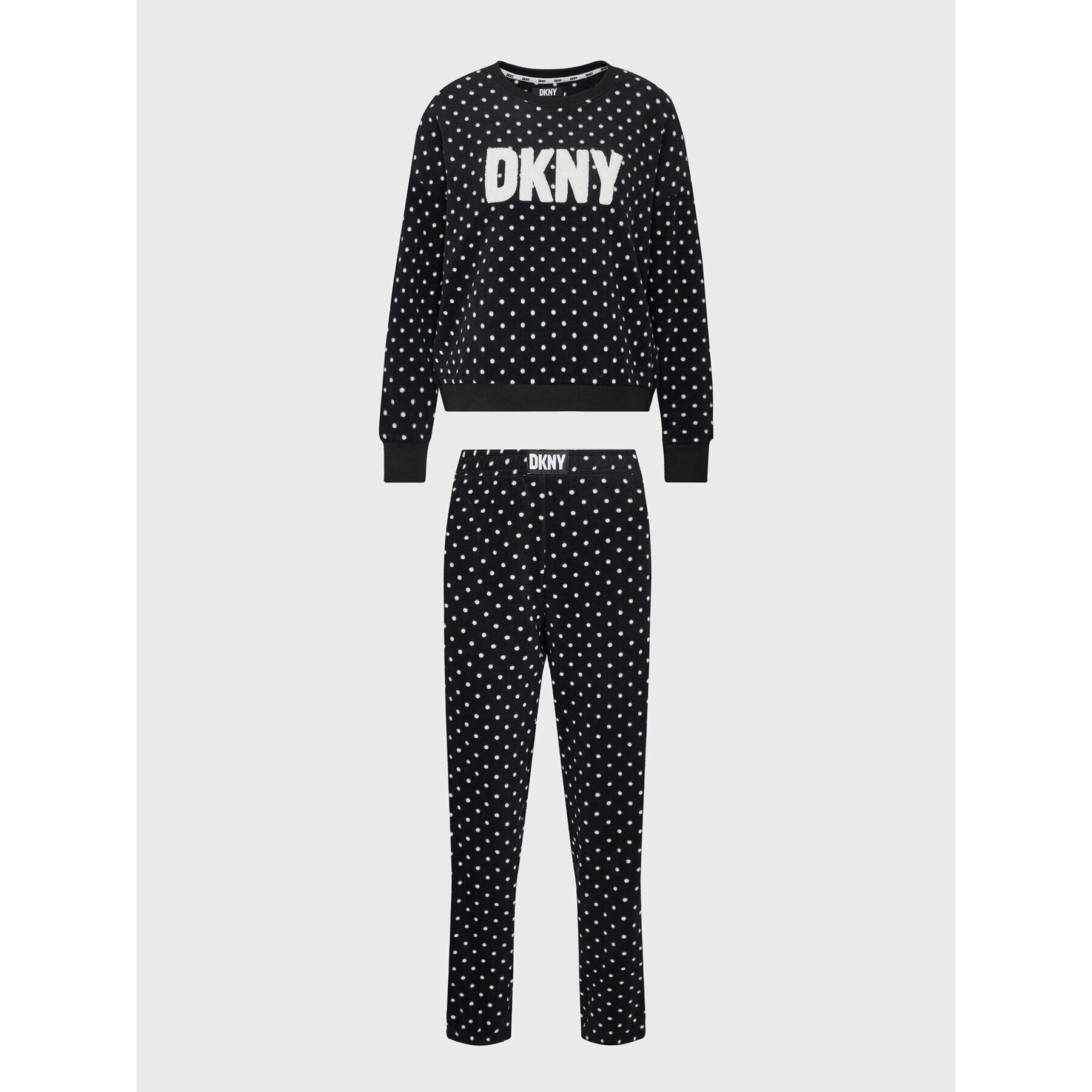 DKNY Pyžamo YI2822603F Černá Regular Fit - Pepit.cz