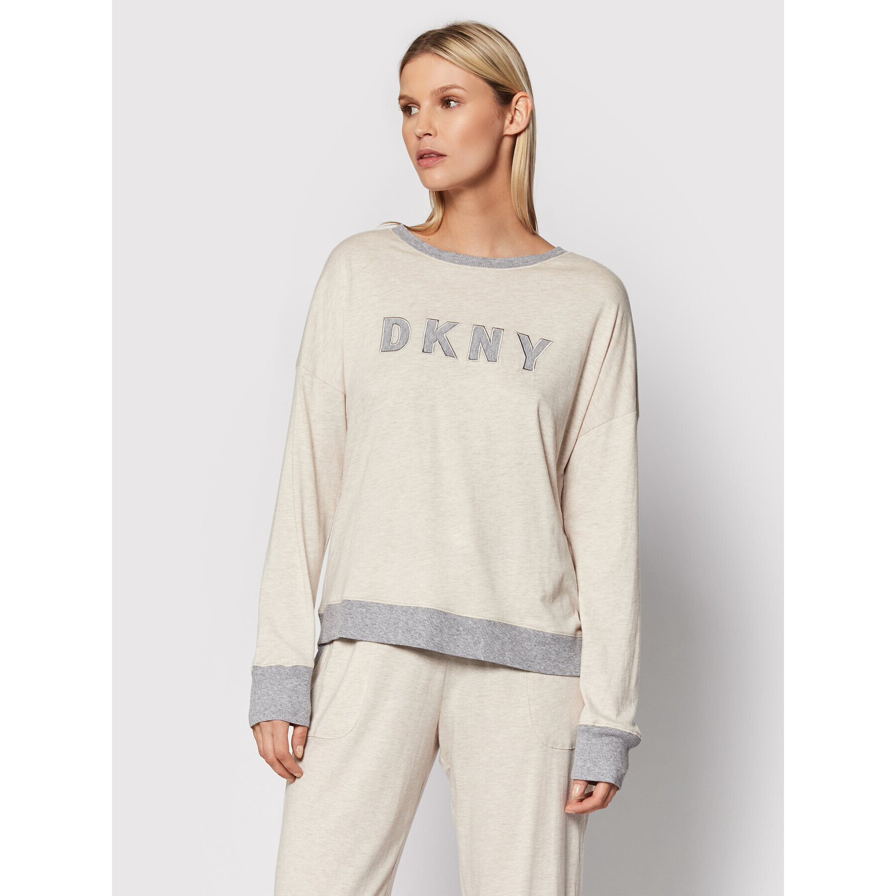 DKNY Pyžamo YI2919259 Béžová - Pepit.cz