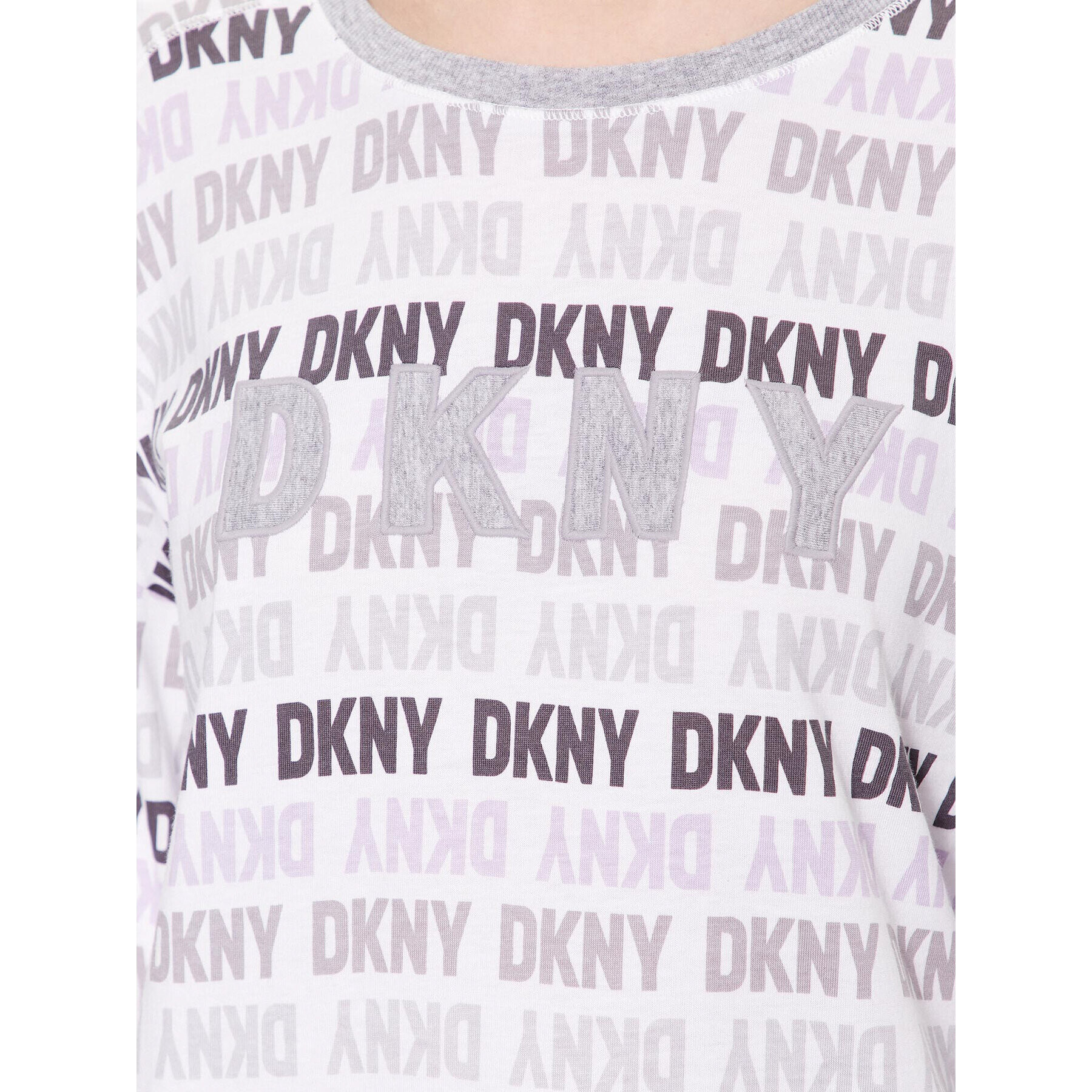 DKNY Pyžamo YI2919259 Bílá Regular Fit - Pepit.cz