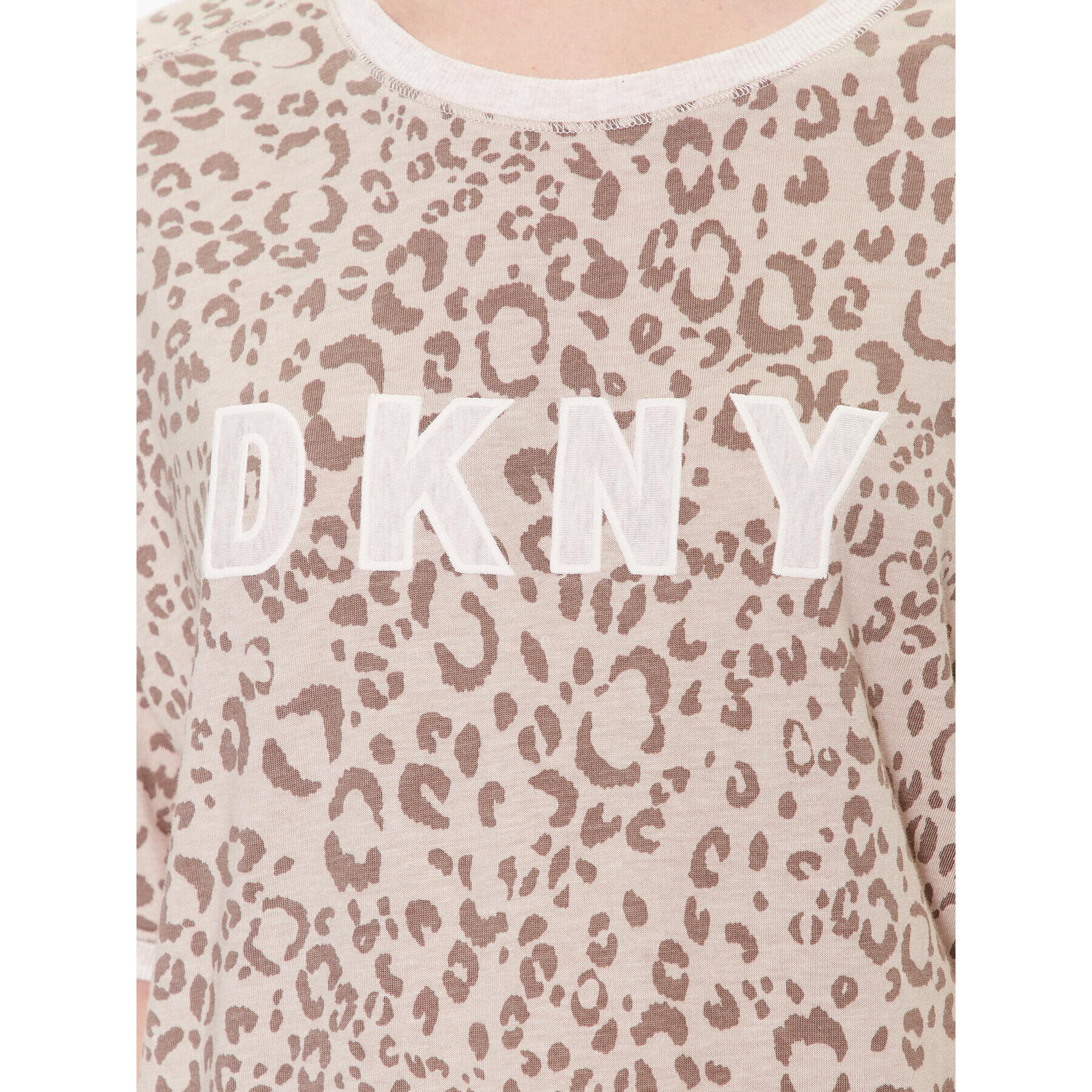 DKNY Pyžamo YI3919259 Béžová Regular Fit - Pepit.cz