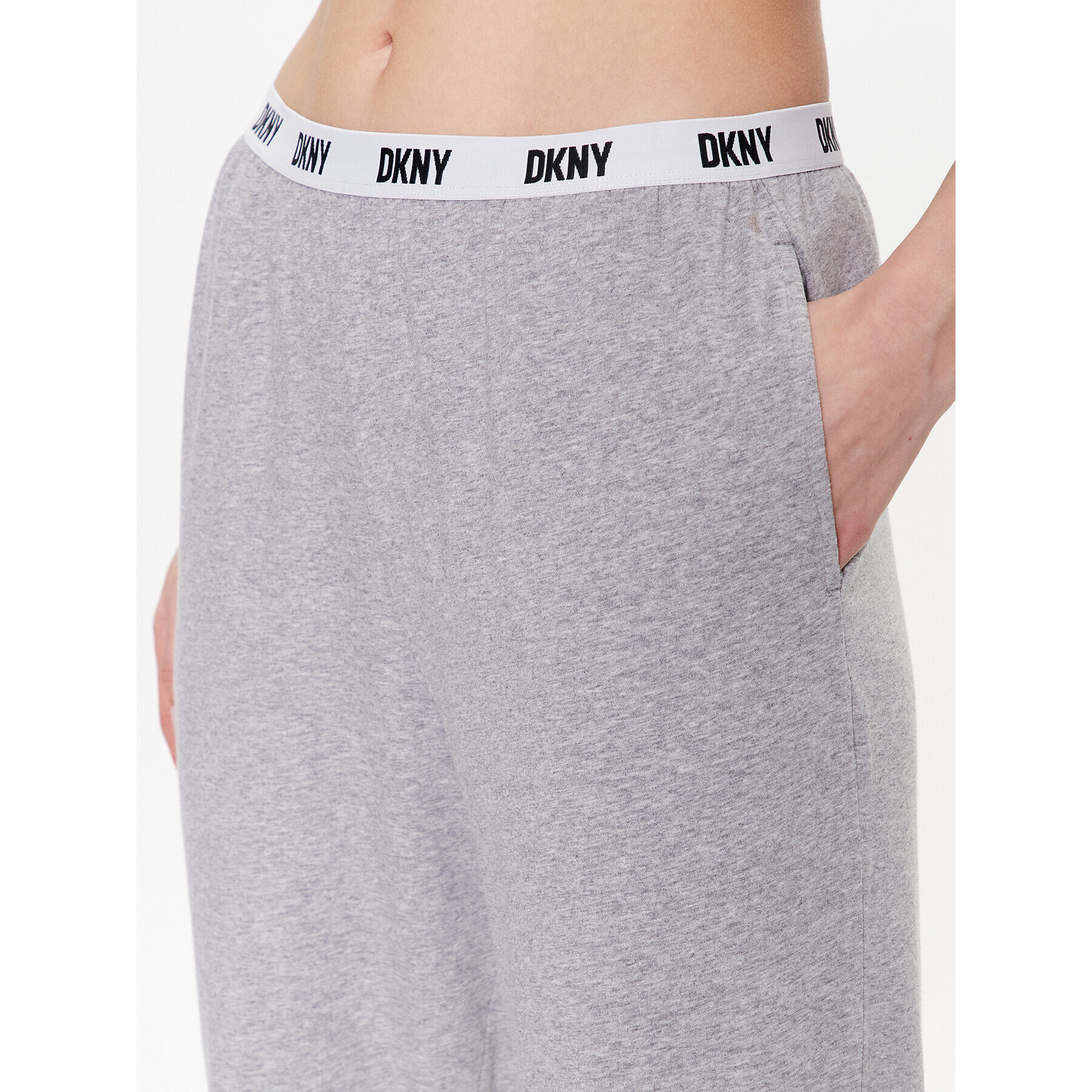 DKNY Pyžamové kalhoty YI2822635 Šedá Regular Fit - Pepit.cz