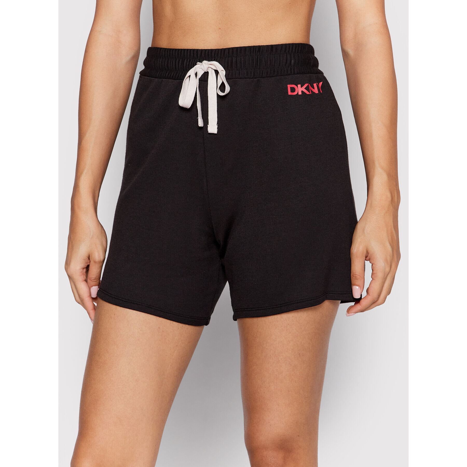 DKNY Pyžamové šortky YI3522534 Černá Regular Fit - Pepit.cz