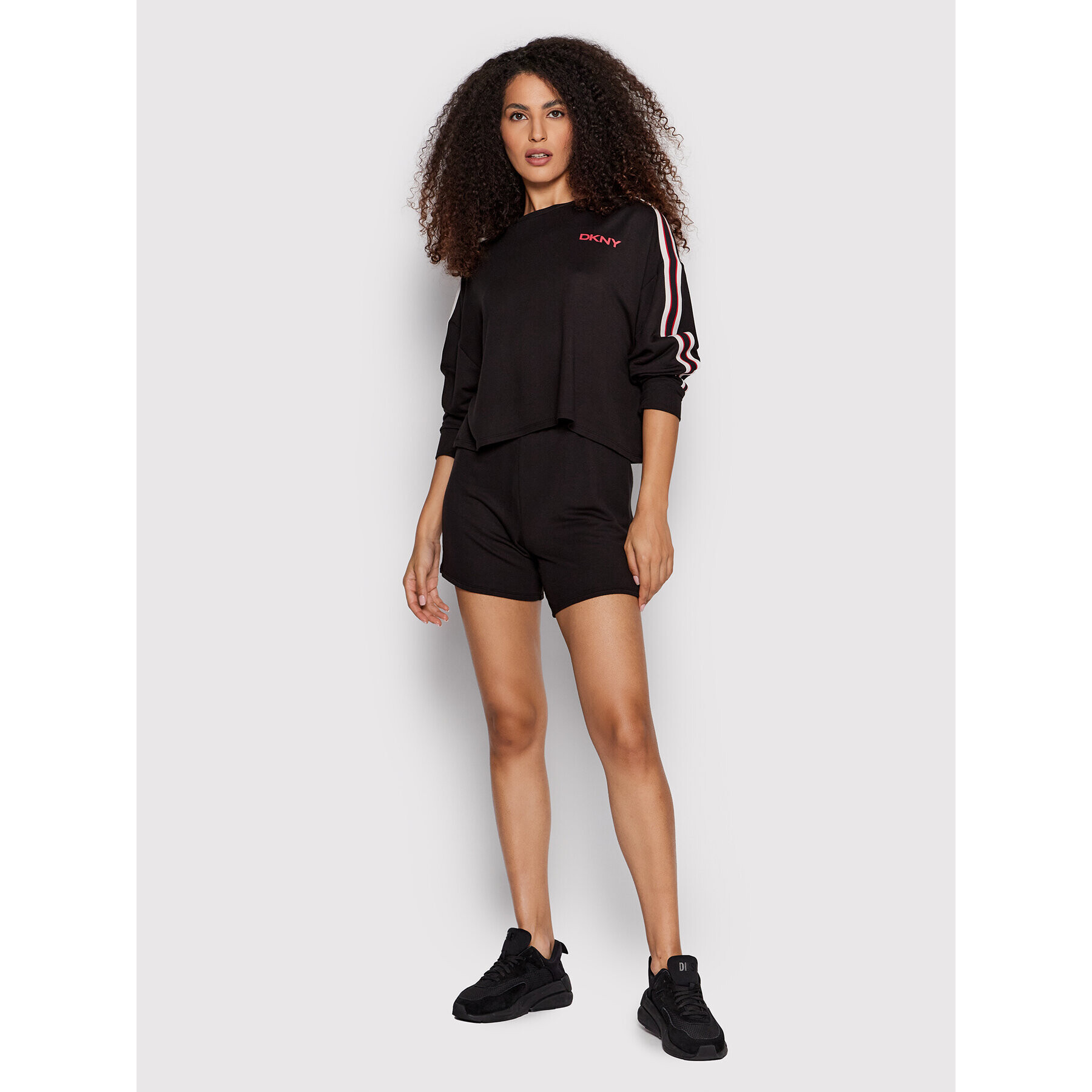 DKNY Pyžamové šortky YI3522534 Černá Regular Fit - Pepit.cz