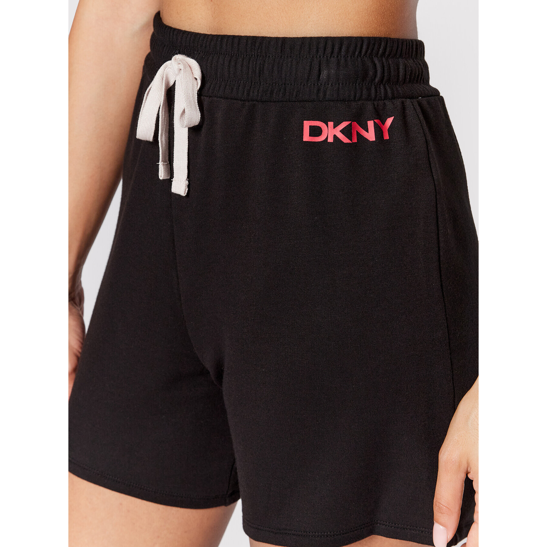 DKNY Pyžamové šortky YI3522534 Černá Regular Fit - Pepit.cz