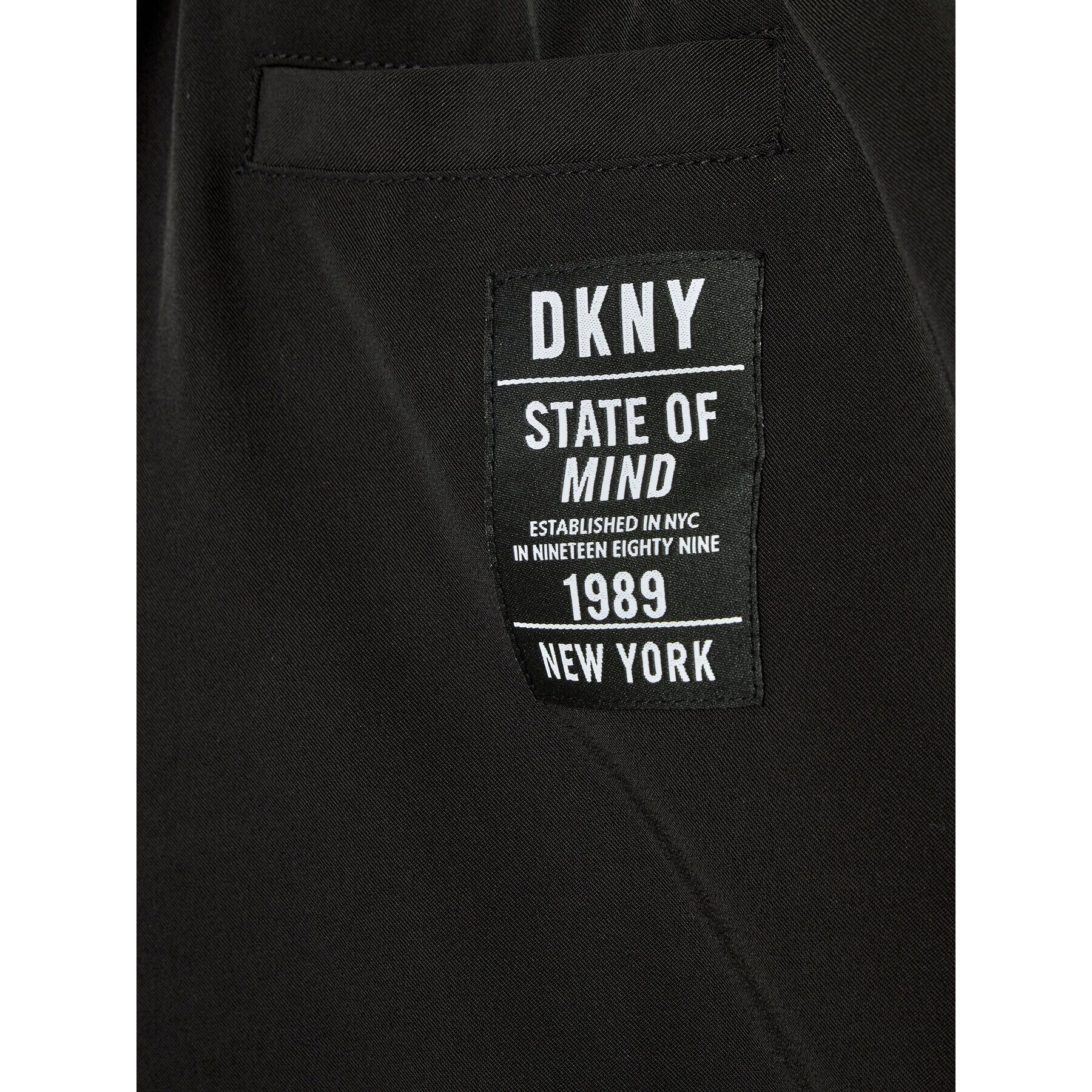 DKNY Šortky z materiálu D34A39 Černá Regular Fit - Pepit.cz