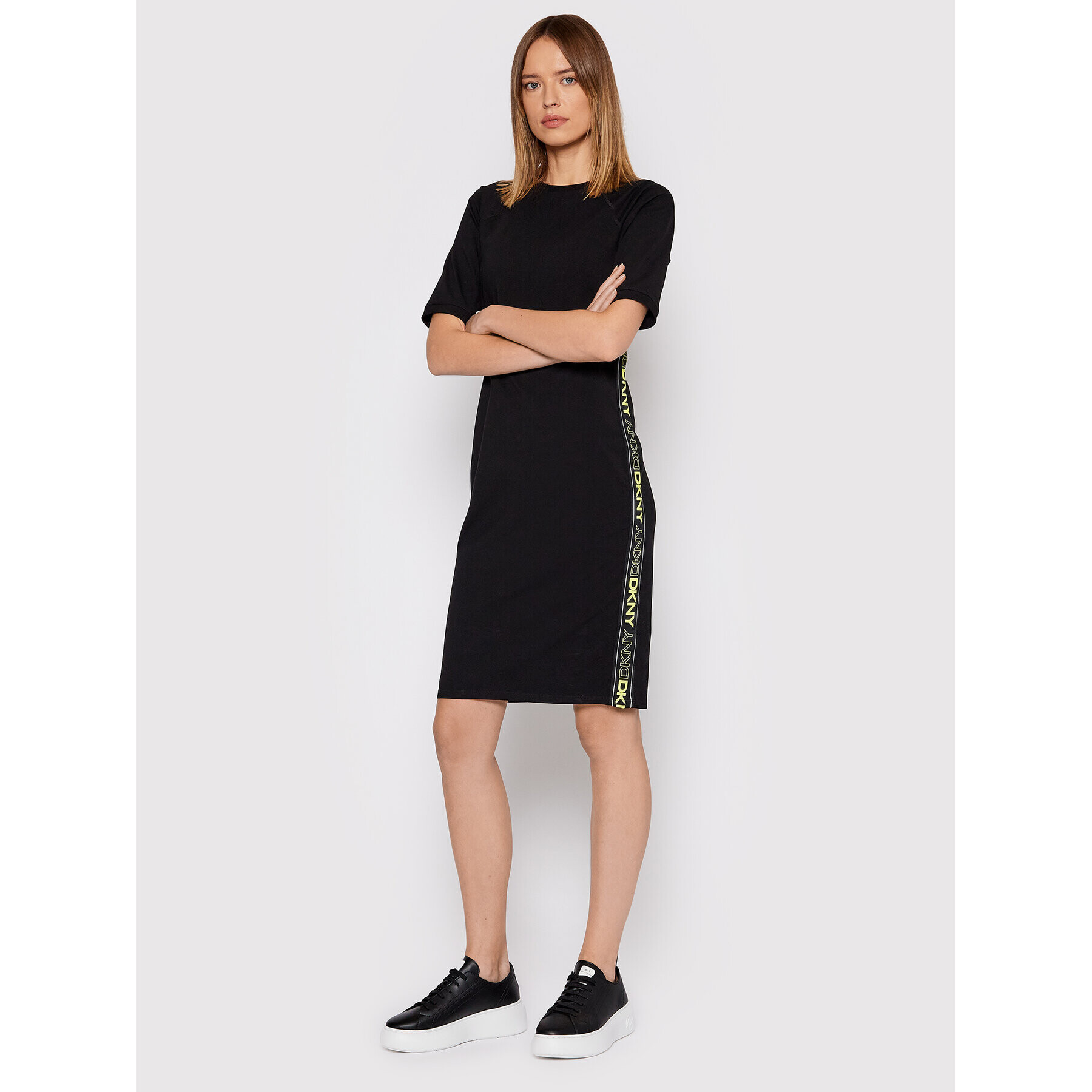 DKNY Sport Každodenní šaty DP1D4481 Černá Regular Fit - Pepit.cz