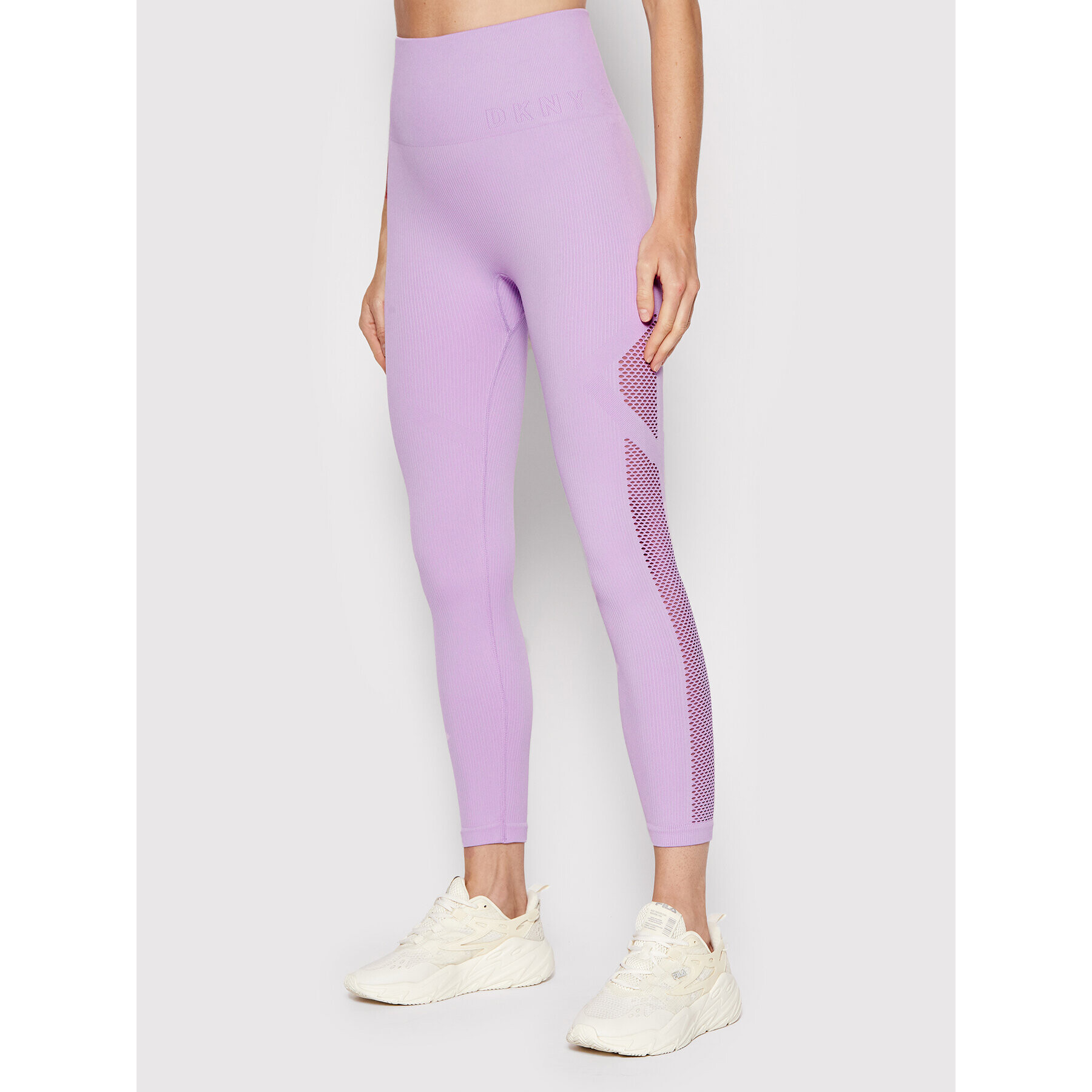 DKNY Sport Legíny DP1P2594 Fialová Slim Fit - Pepit.cz