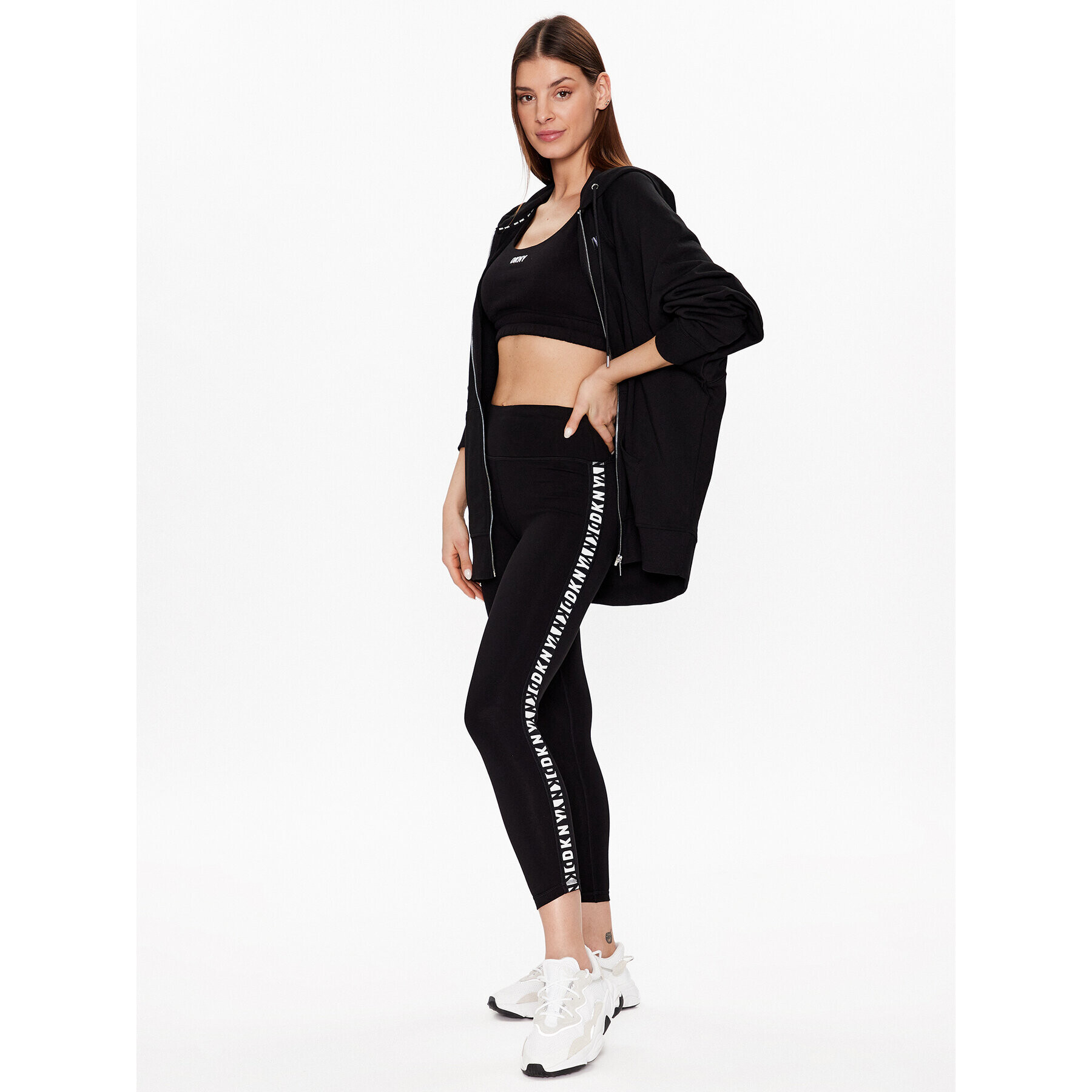 DKNY Sport Legíny DP2P1939 Černá Classic Fit - Pepit.cz