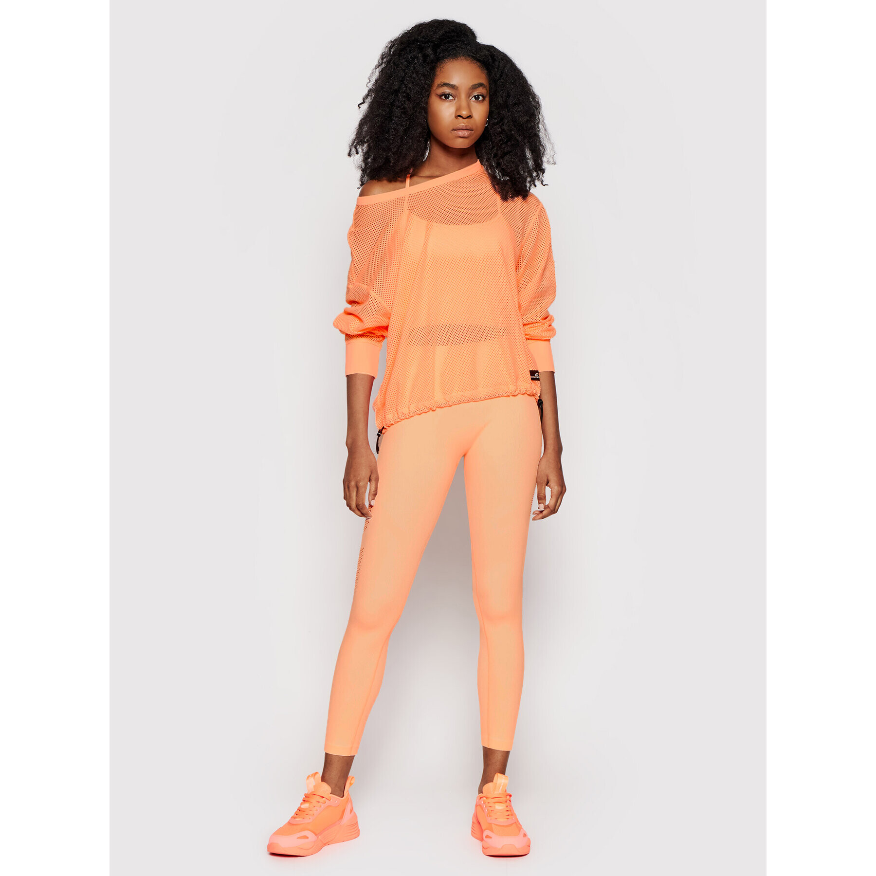 DKNY Sport Mikina DP1T7962 Oranžová Regular Fit - Pepit.cz