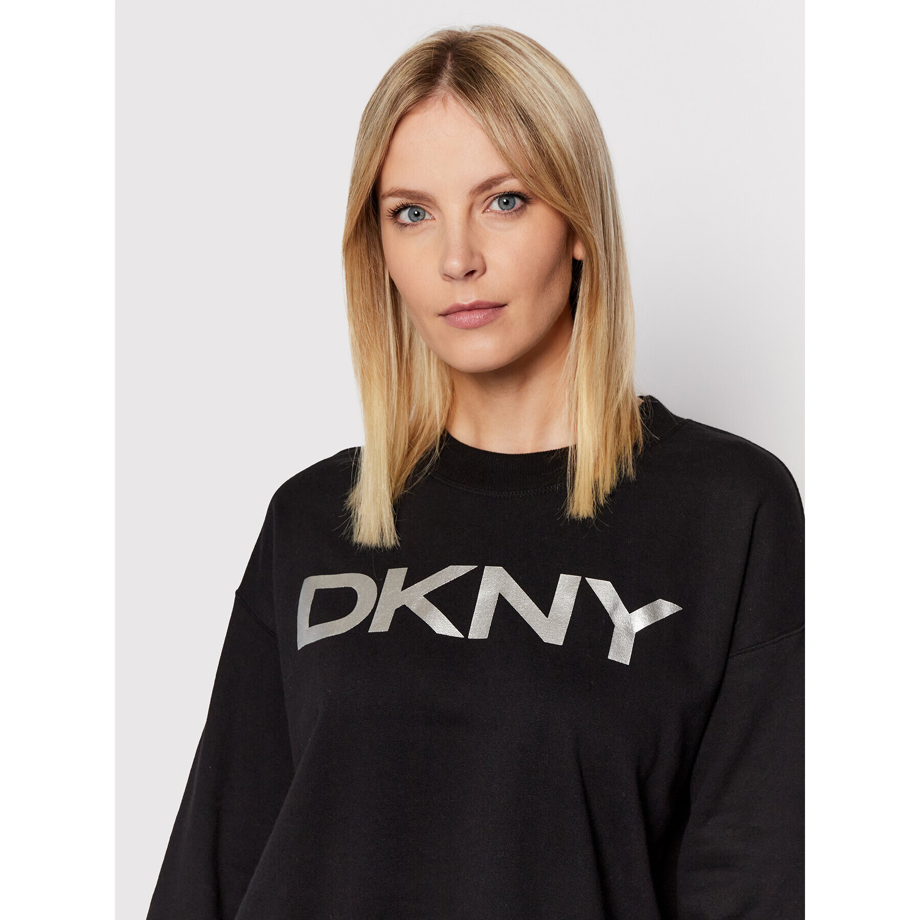 DKNY Sport Mikina DP1T7974 Černá Relaxed Fit - Pepit.cz