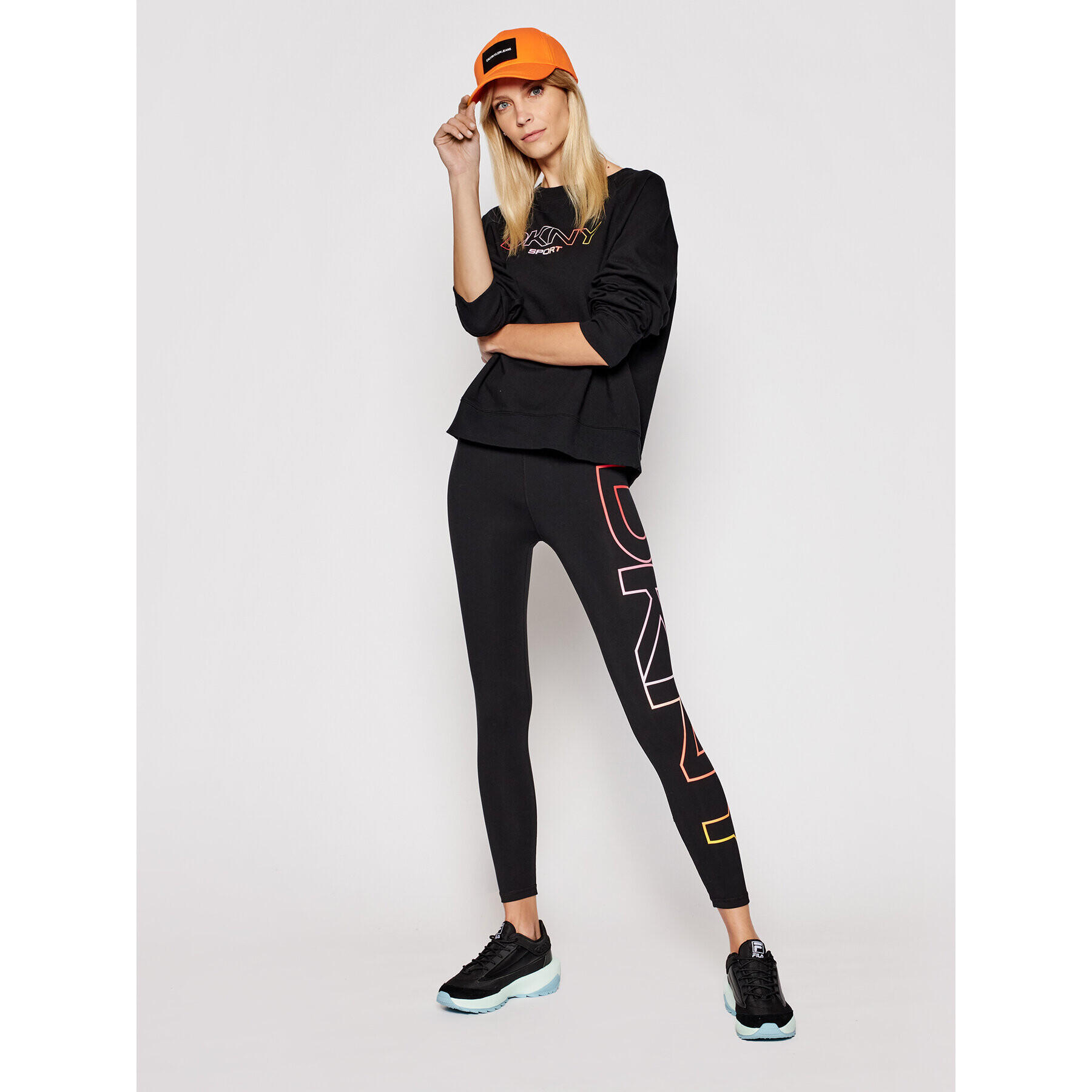 DKNY Sport Mikina DP1T8022 Černá Regular Fit - Pepit.cz