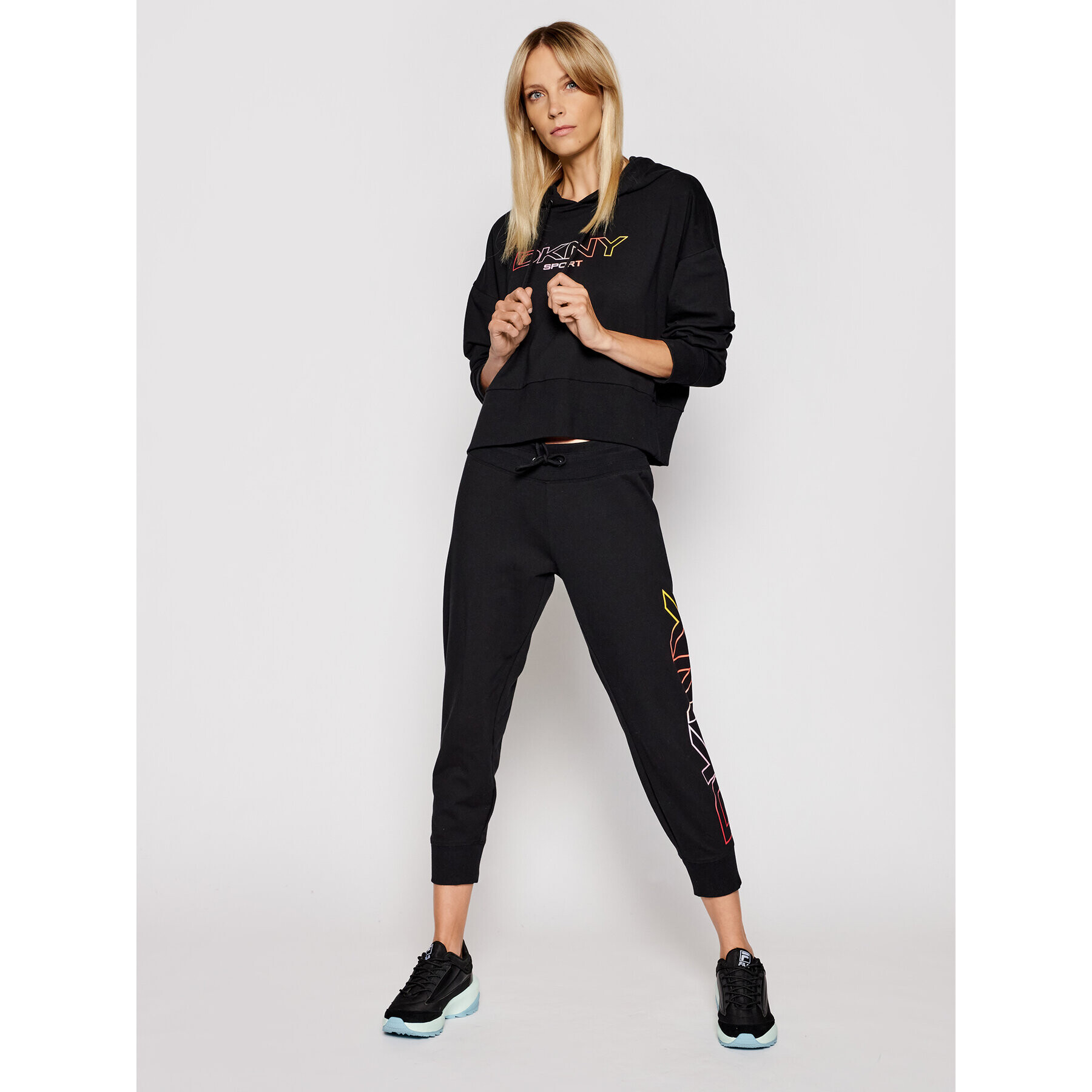 DKNY Sport Mikina DP1T8023 Černá Regular Fit - Pepit.cz