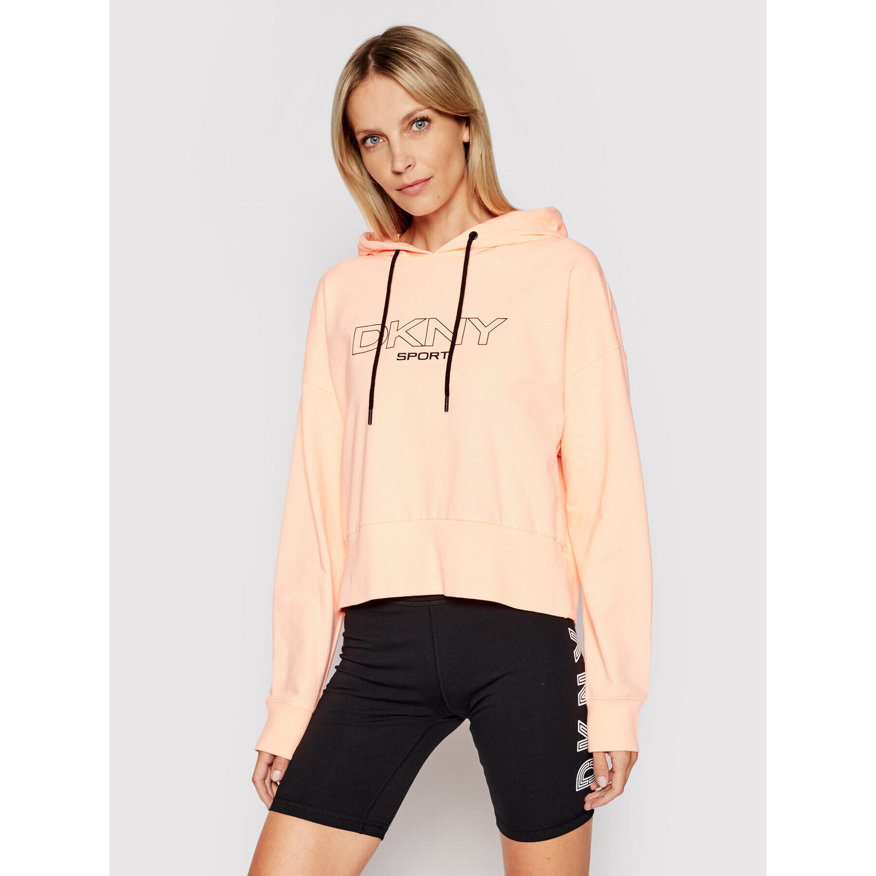 DKNY Sport Mikina DP1T8023 Oranžová Regular Fit - Pepit.cz