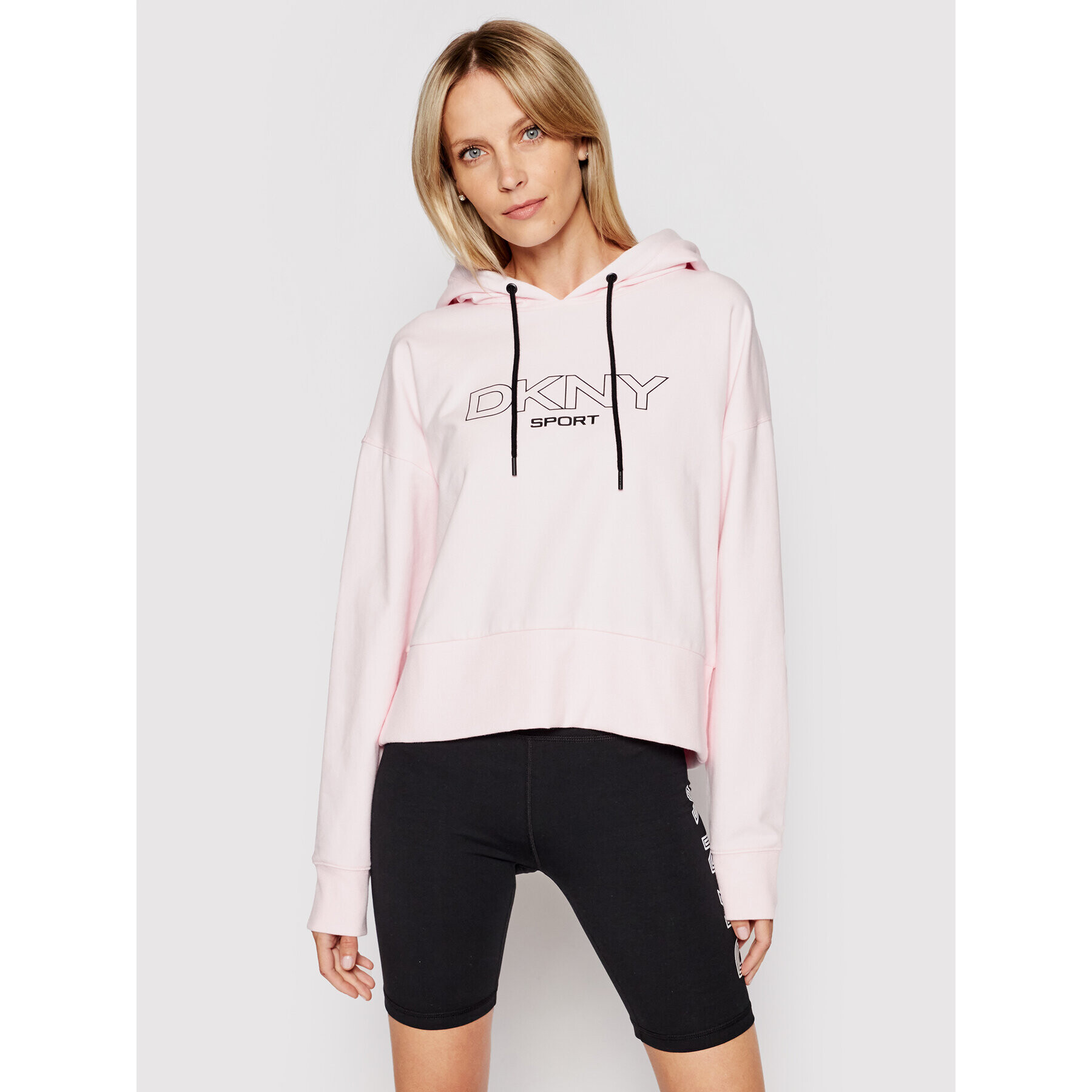 DKNY Sport Mikina DP1T8023 Růžová Regular Fit - Pepit.cz