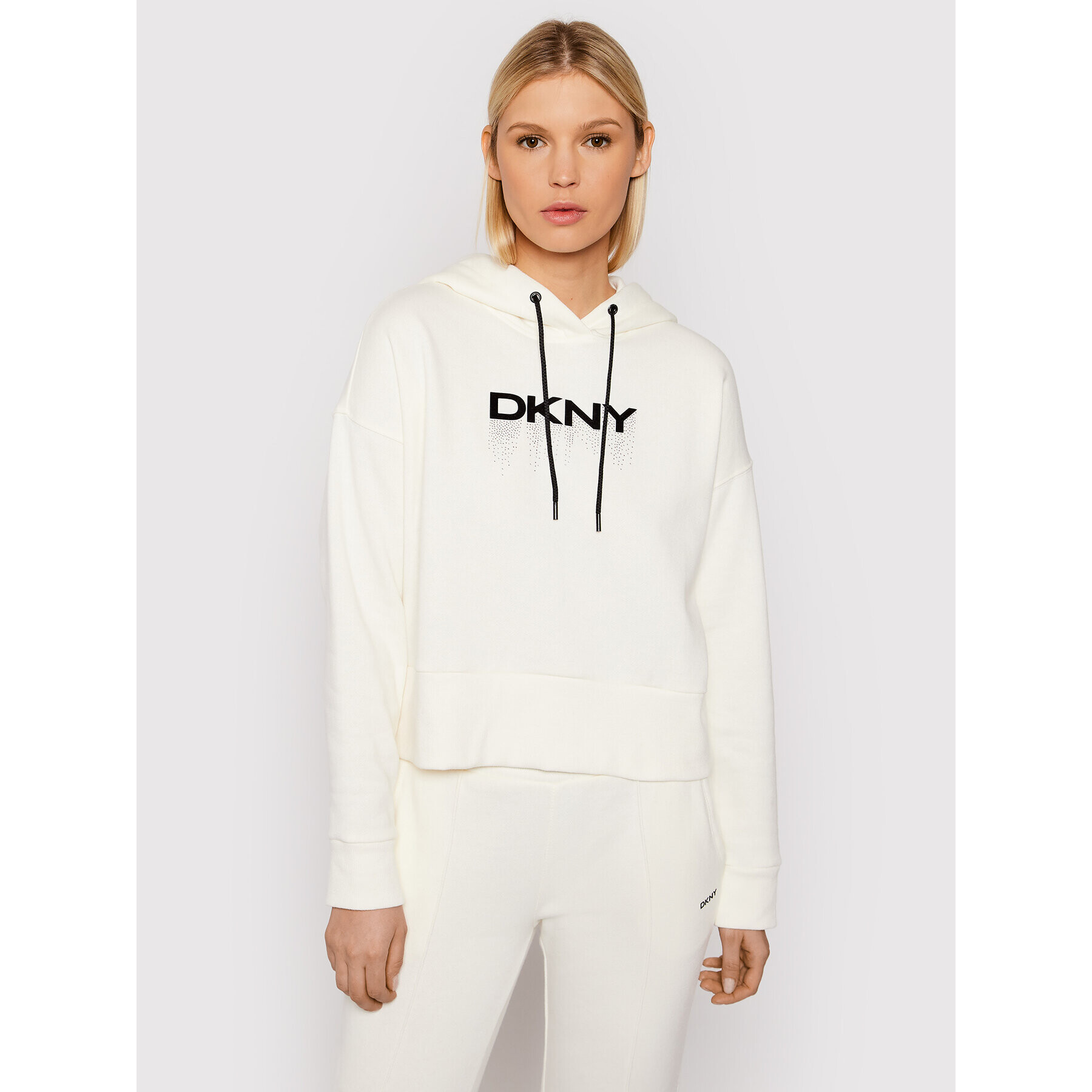 DKNY Sport Mikina DP1T8275 Béžová Regular Fit - Pepit.cz