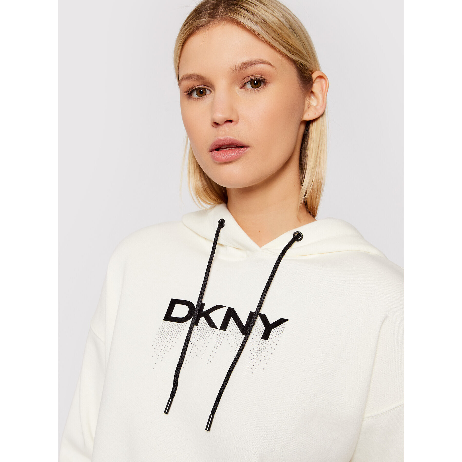 DKNY Sport Mikina DP1T8275 Béžová Regular Fit - Pepit.cz