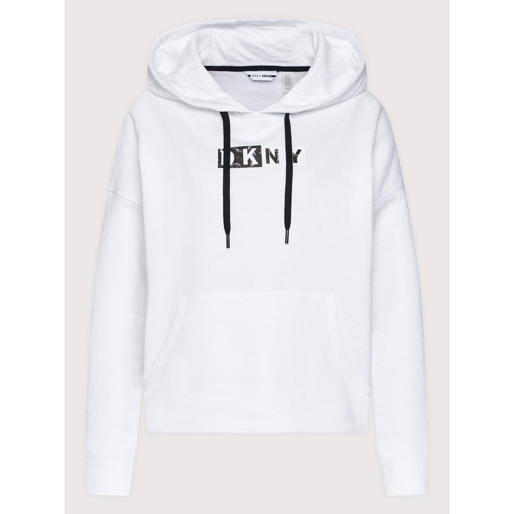 DKNY Sport Mikina DP1T8291 Bílá Relaxed Fit - Pepit.cz