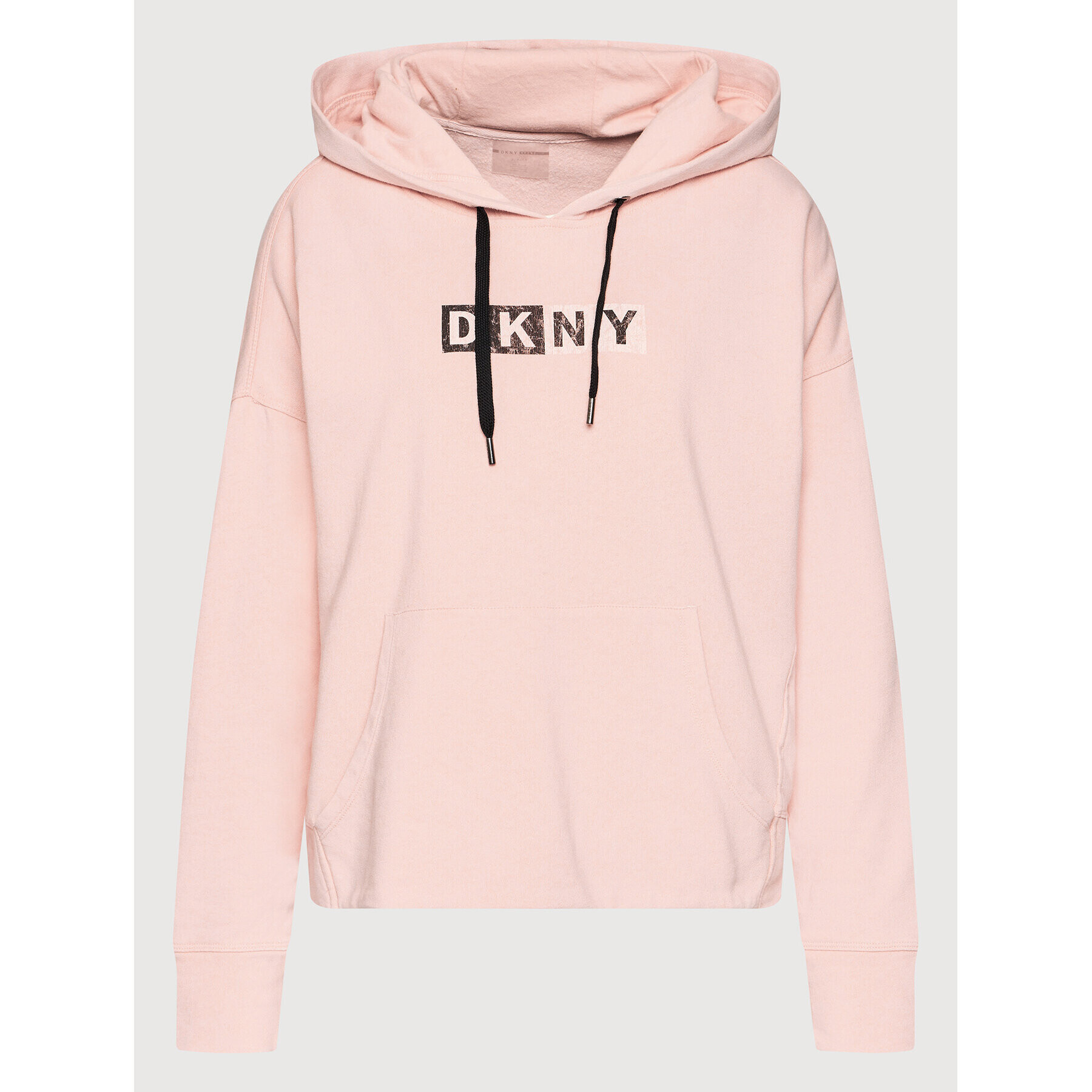 DKNY Sport Mikina DP1T8326 Růžová Relaxed Fit - Pepit.cz