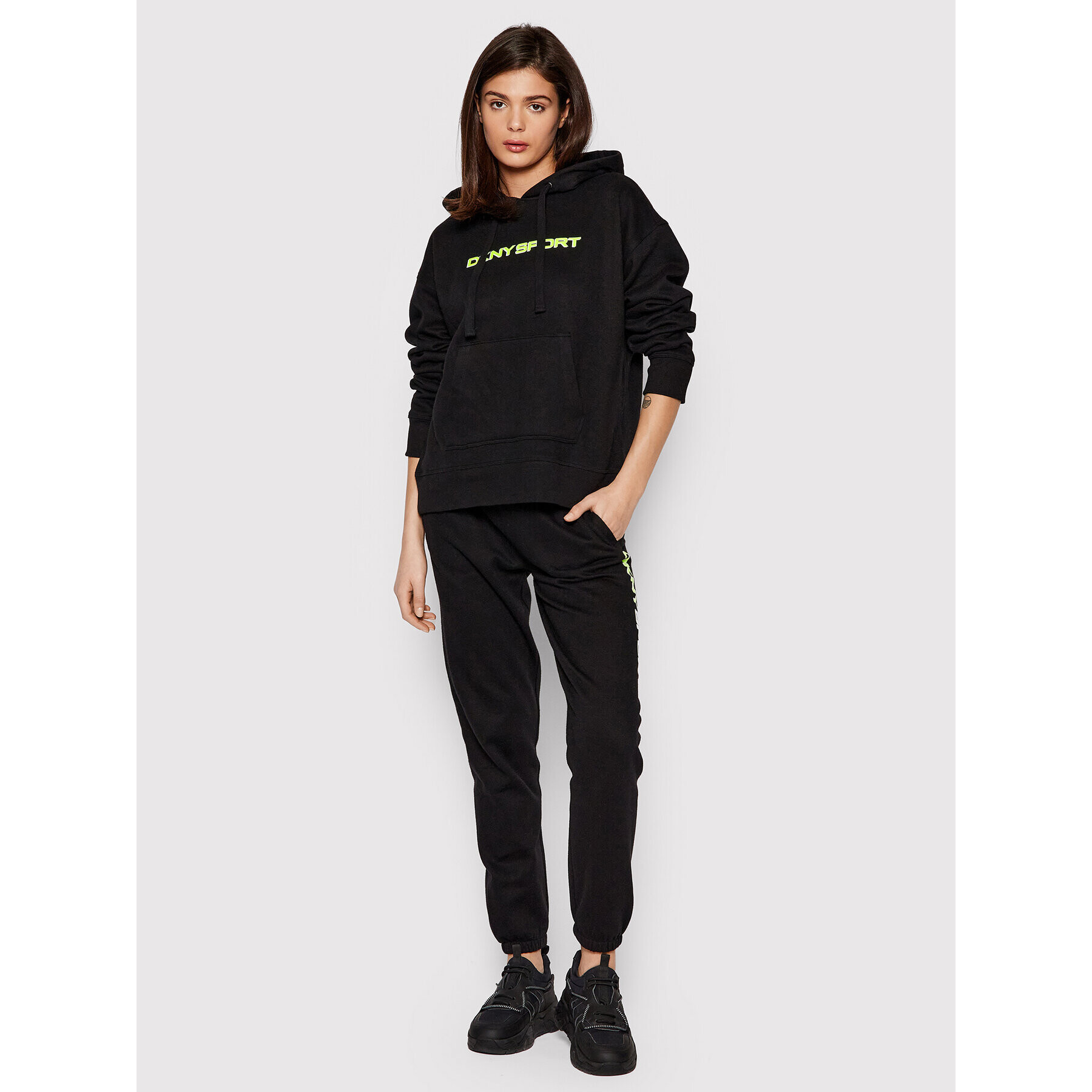 DKNY Sport Mikina DP1T8423 Černá Oversize - Pepit.cz