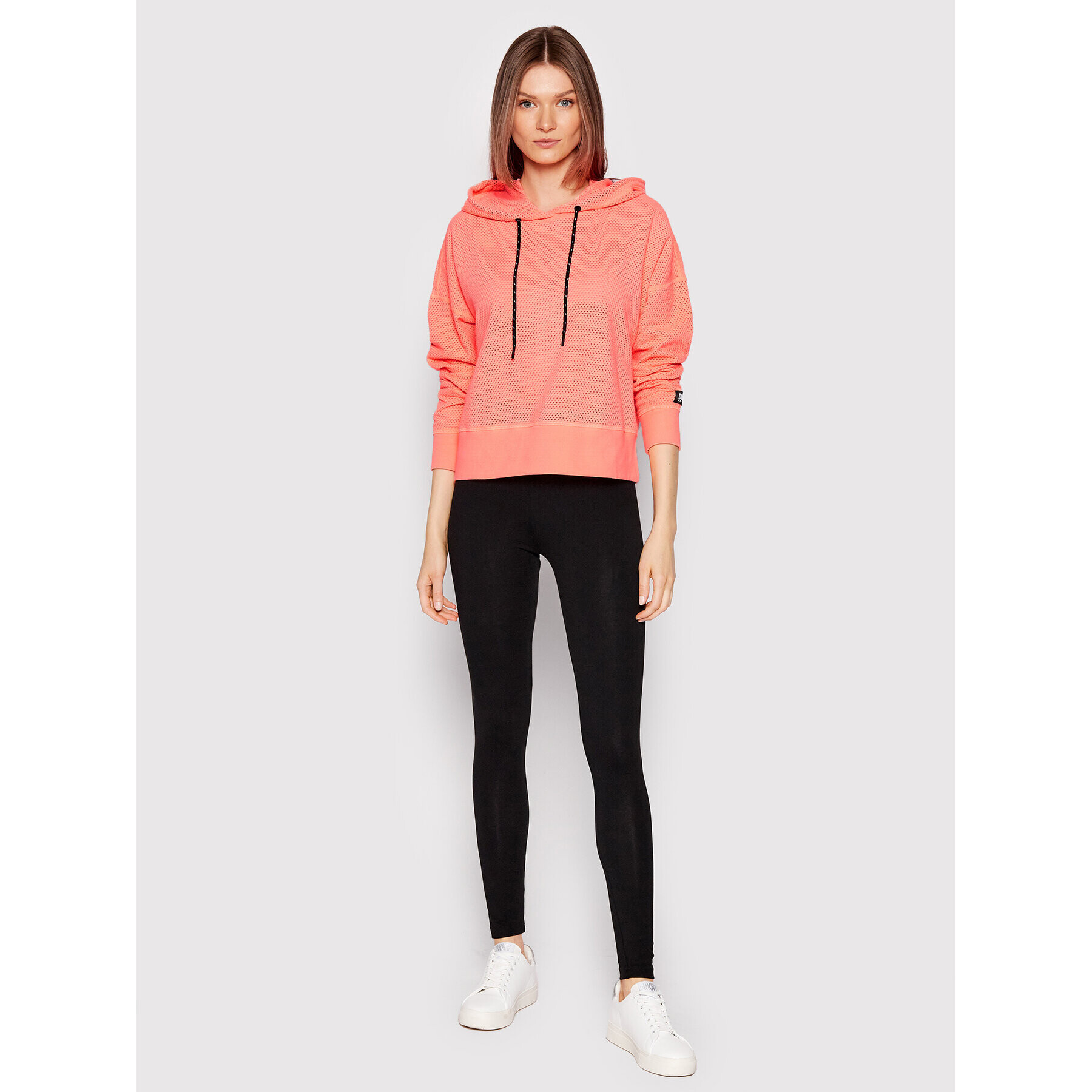 DKNY Sport Mikina DP2T8739 Oranžová Regular Fit - Pepit.cz