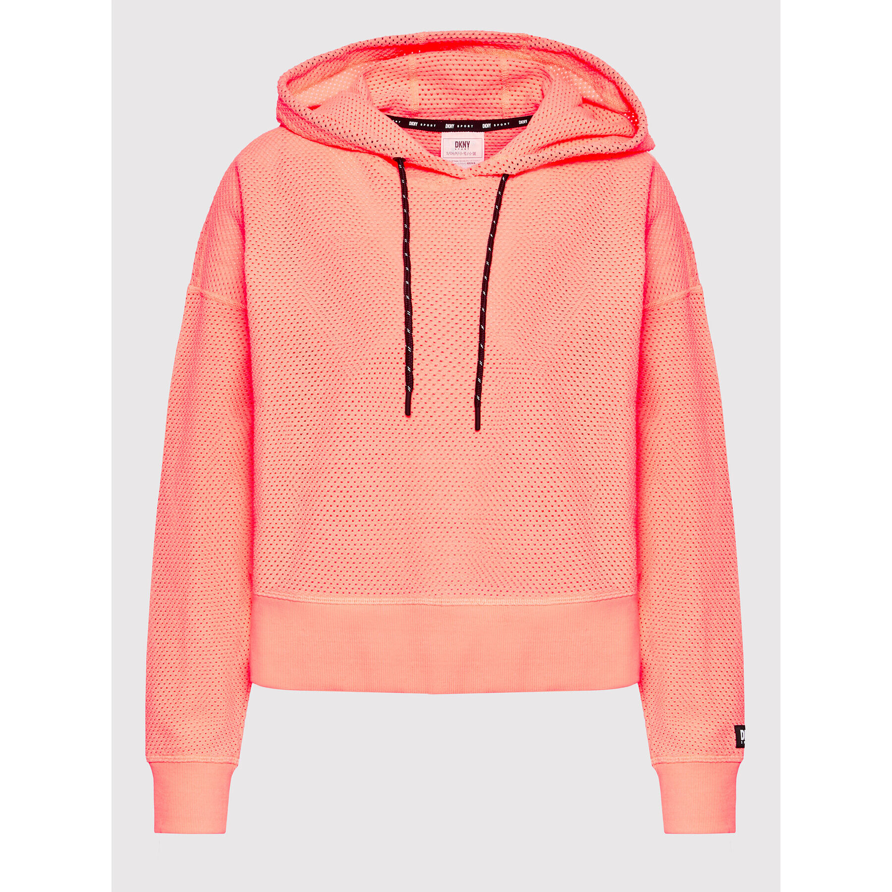 DKNY Sport Mikina DP2T8739 Oranžová Regular Fit - Pepit.cz