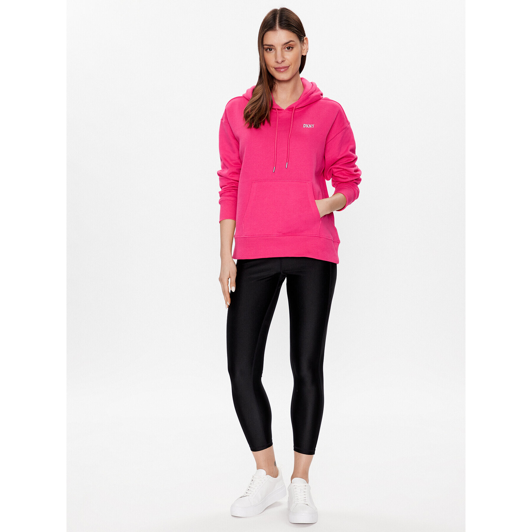 DKNY Sport Mikina DP2T9057 Růžová Classic Fit - Pepit.cz