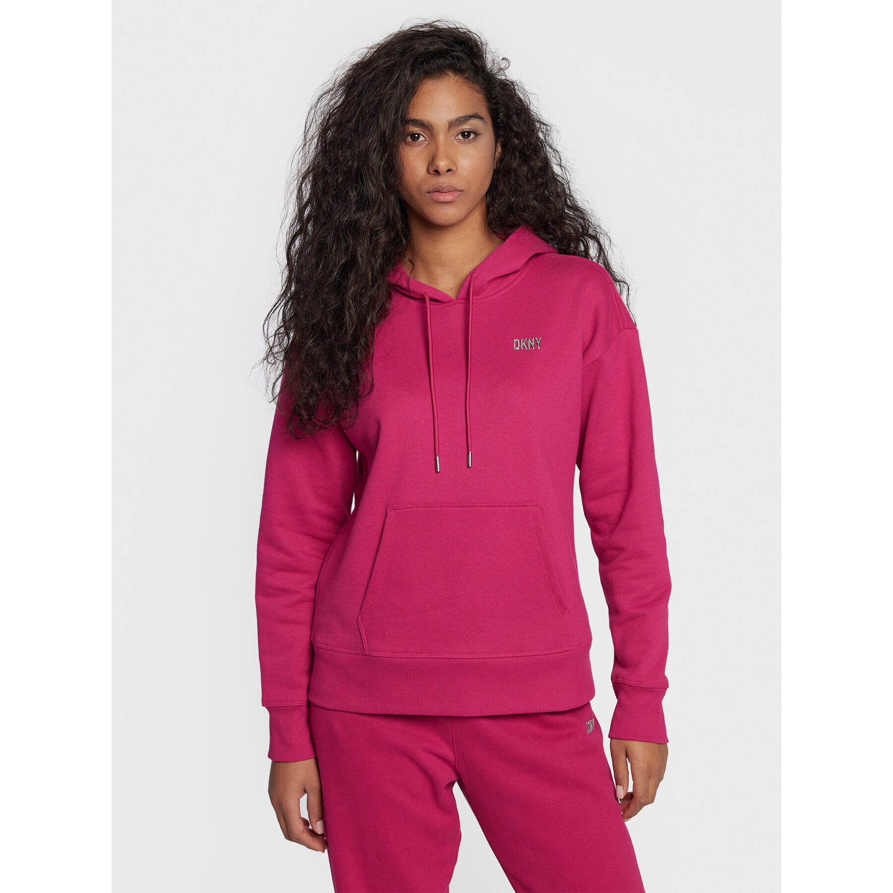 DKNY Sport Mikina DP2T9057 Růžová Regular Fit - Pepit.cz