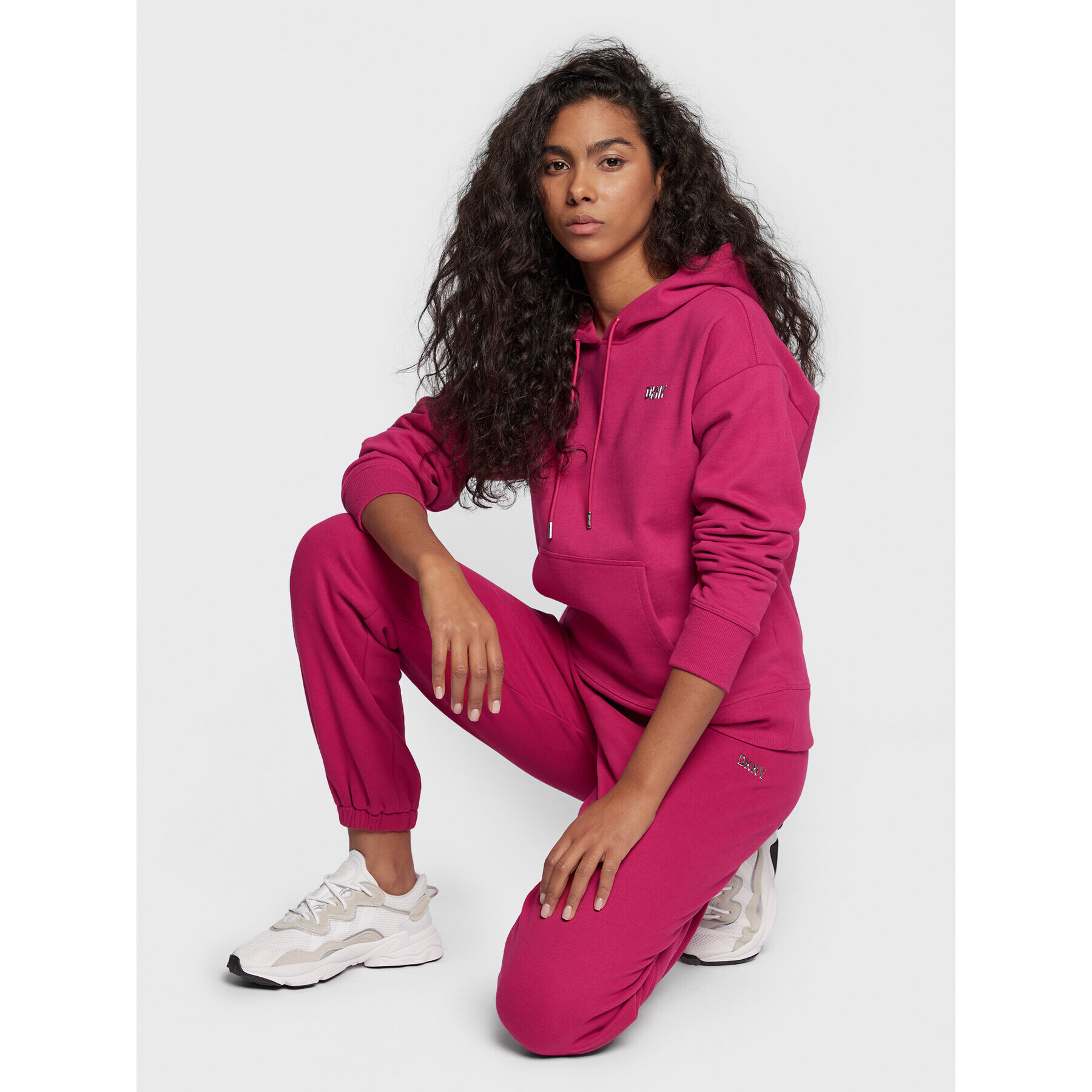 DKNY Sport Mikina DP2T9057 Růžová Regular Fit - Pepit.cz