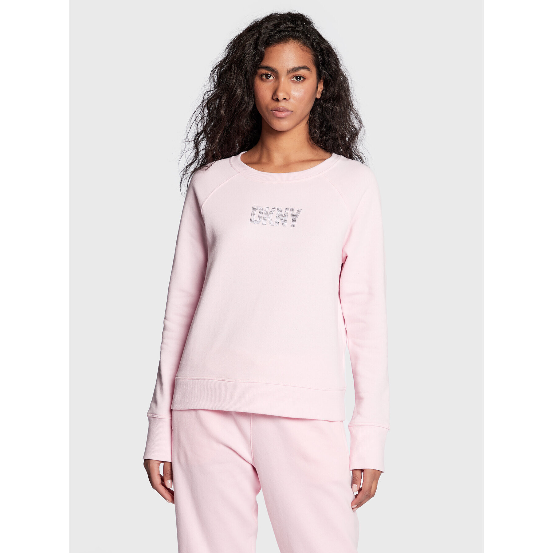 DKNY Sport Mikina DP2T9121 Růžová Regular Fit - Pepit.cz