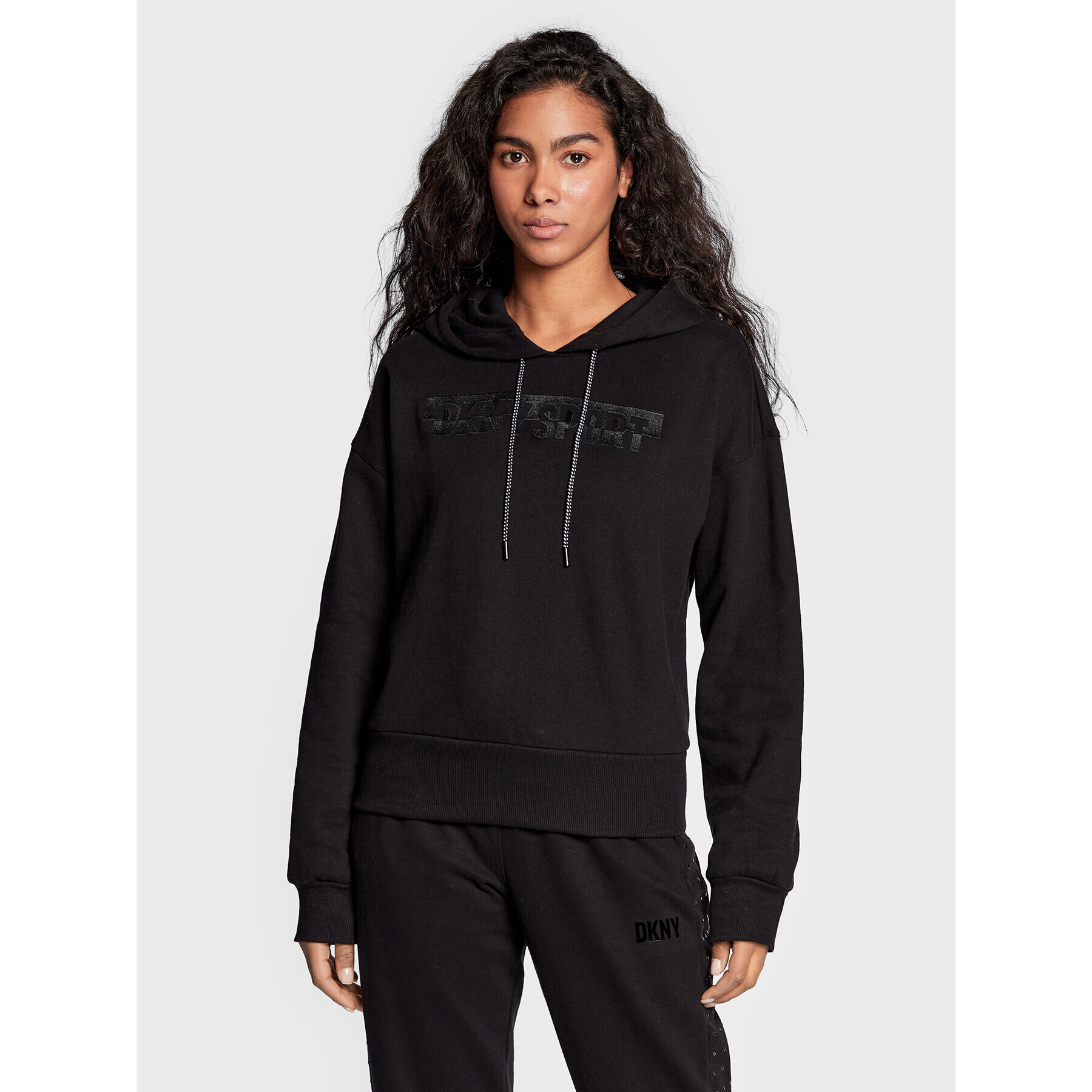 DKNY Sport Mikina DP2T9136 Černá Regular Fit - Pepit.cz