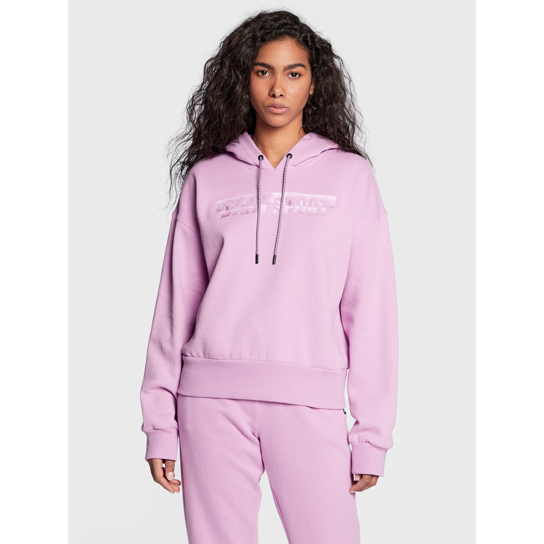 DKNY Sport Mikina DP2T9136 Fialová Regular Fit - Pepit.cz