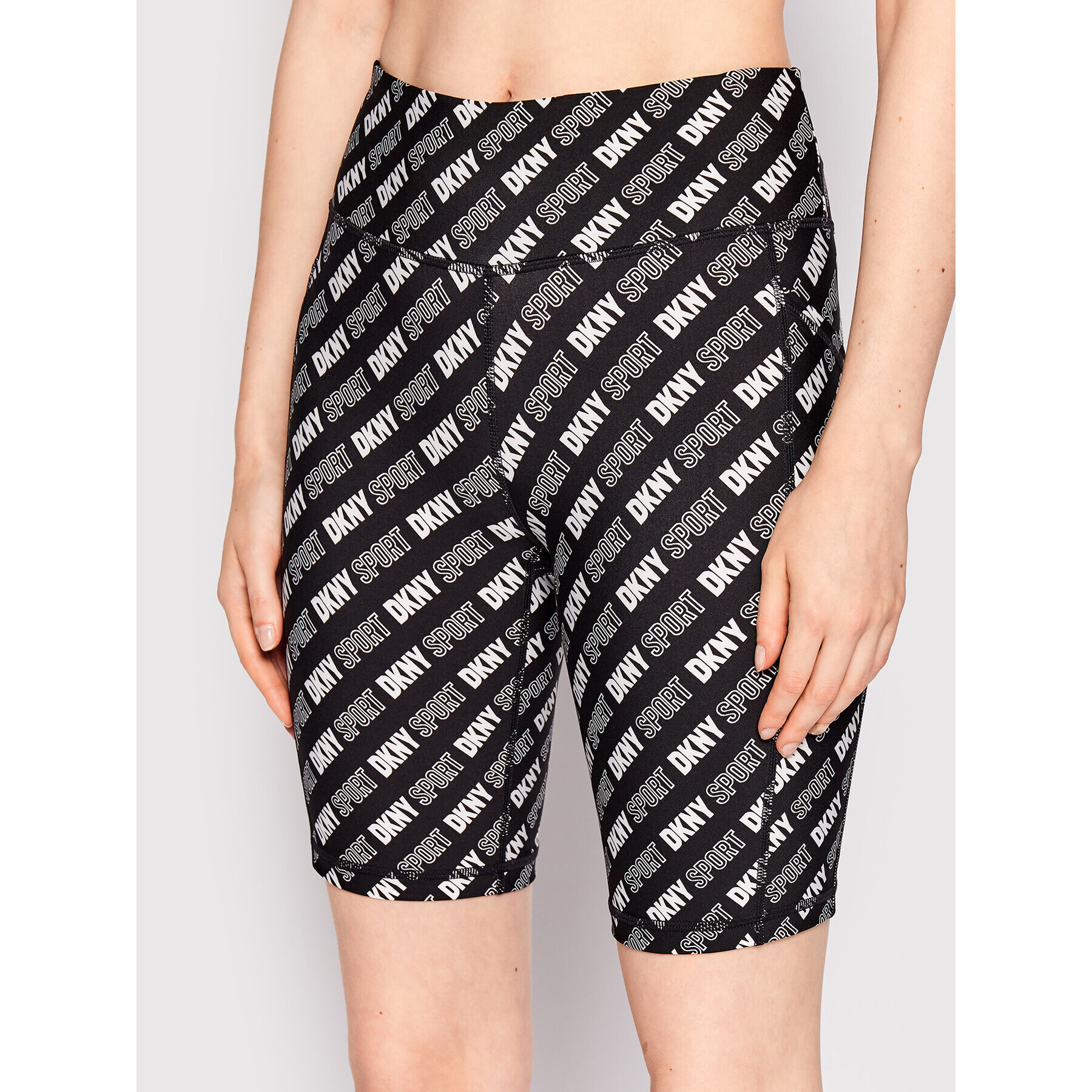 DKNY Sport Sportovní kraťasy DP2S4975 Černá Slim Fit - Pepit.cz