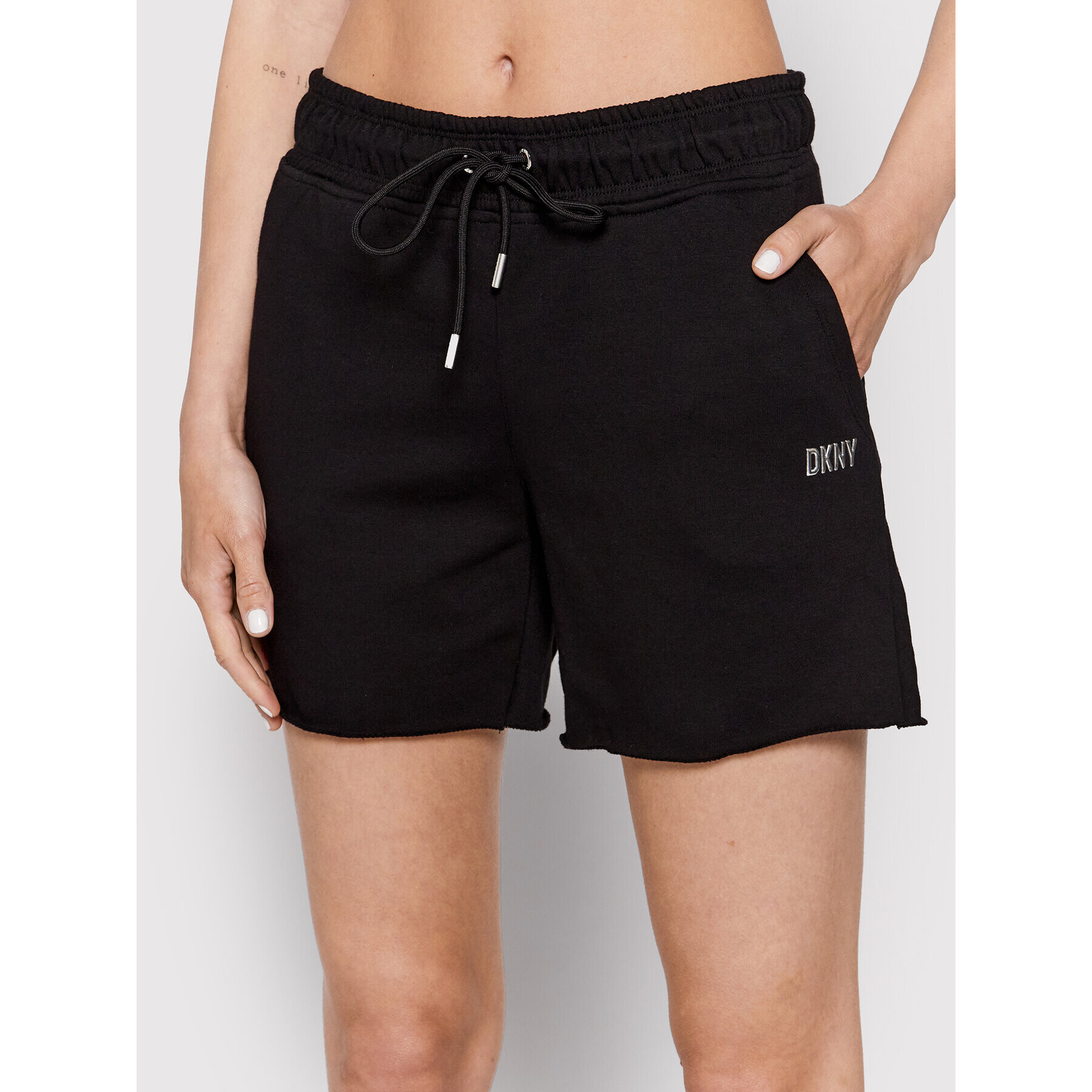 DKNY Sport Sportovní kraťasy DP2S5012 Černá Regular Fit - Pepit.cz