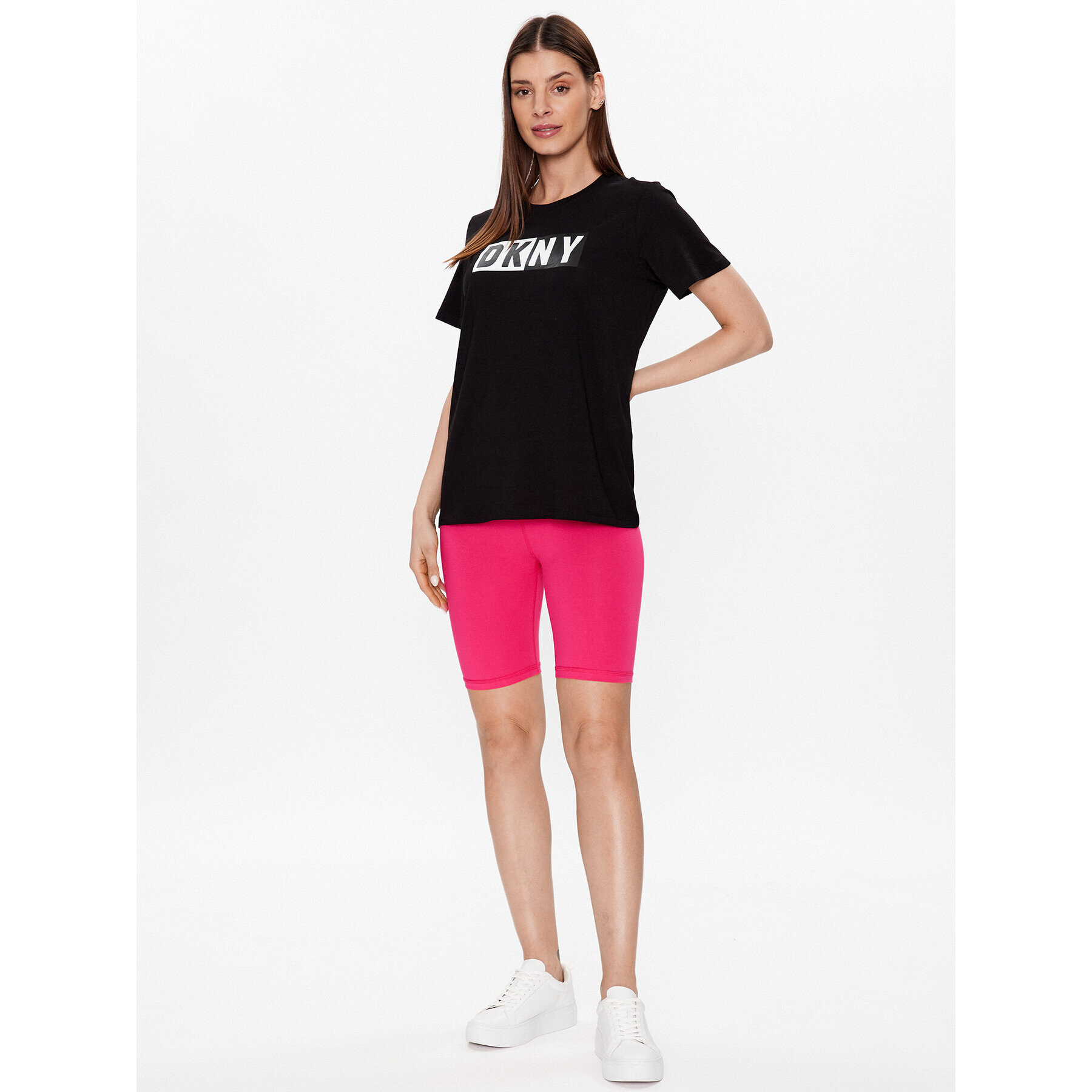 DKNY Sport Sportovní kraťasy DP2S5014 Růžová Active Fit - Pepit.cz