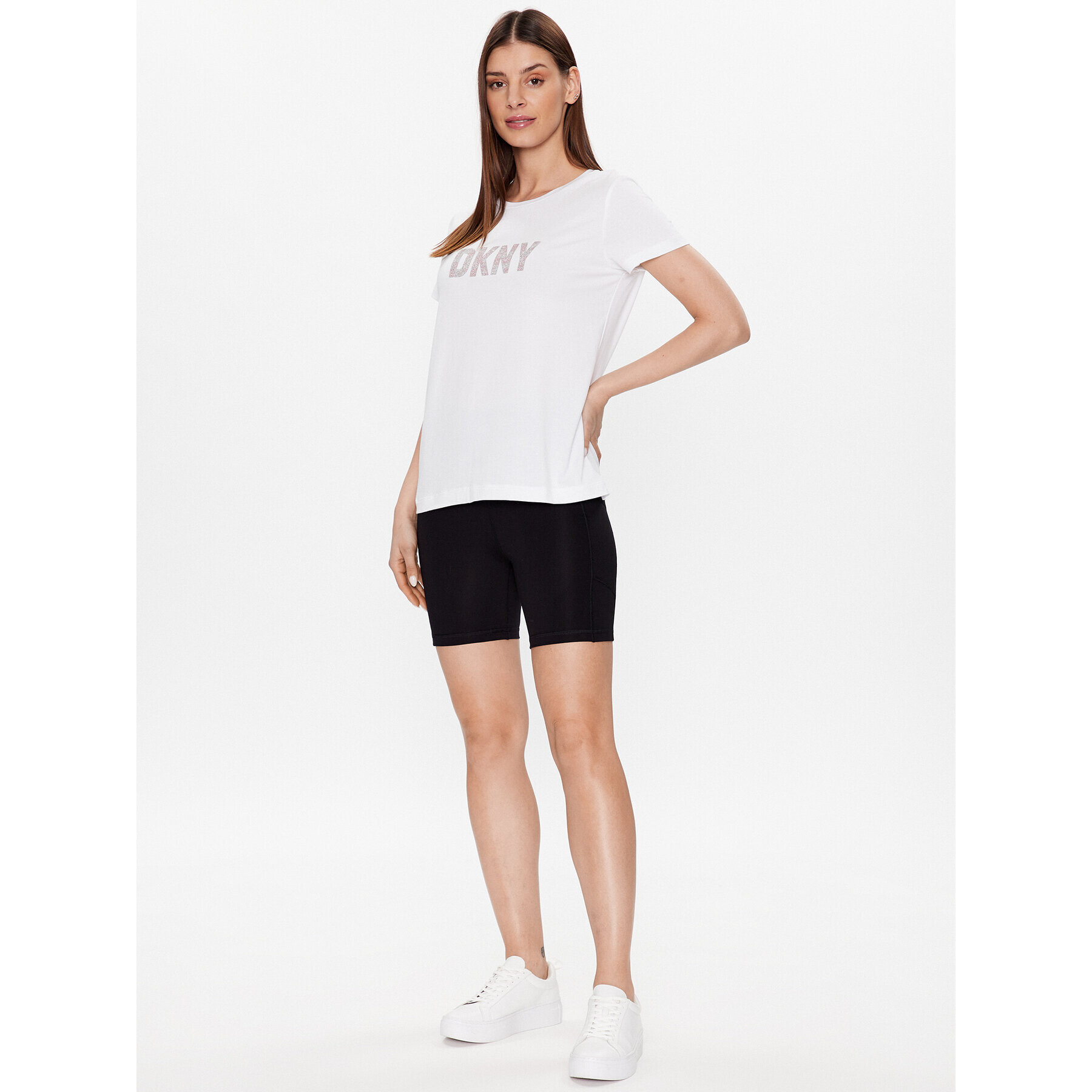 DKNY Sport Sportovní kraťasy DP2S5088 Černá Active Fit - Pepit.cz