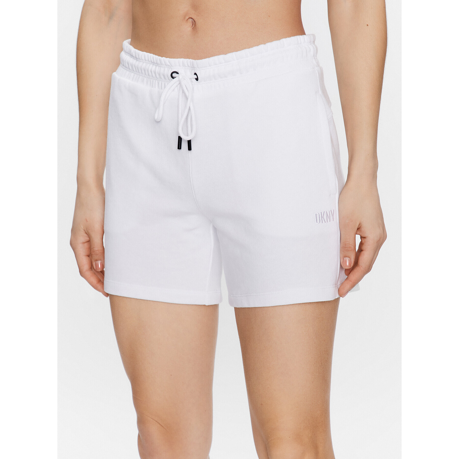 DKNY Sport Sportovní kraťasy DP3S4993 Bílá Regular Fit - Pepit.cz