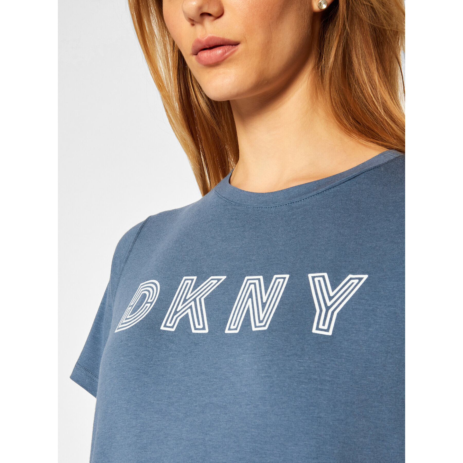 DKNY Sport T-Shirt DP0T7440 Tmavomodrá Regular Fit - Pepit.cz