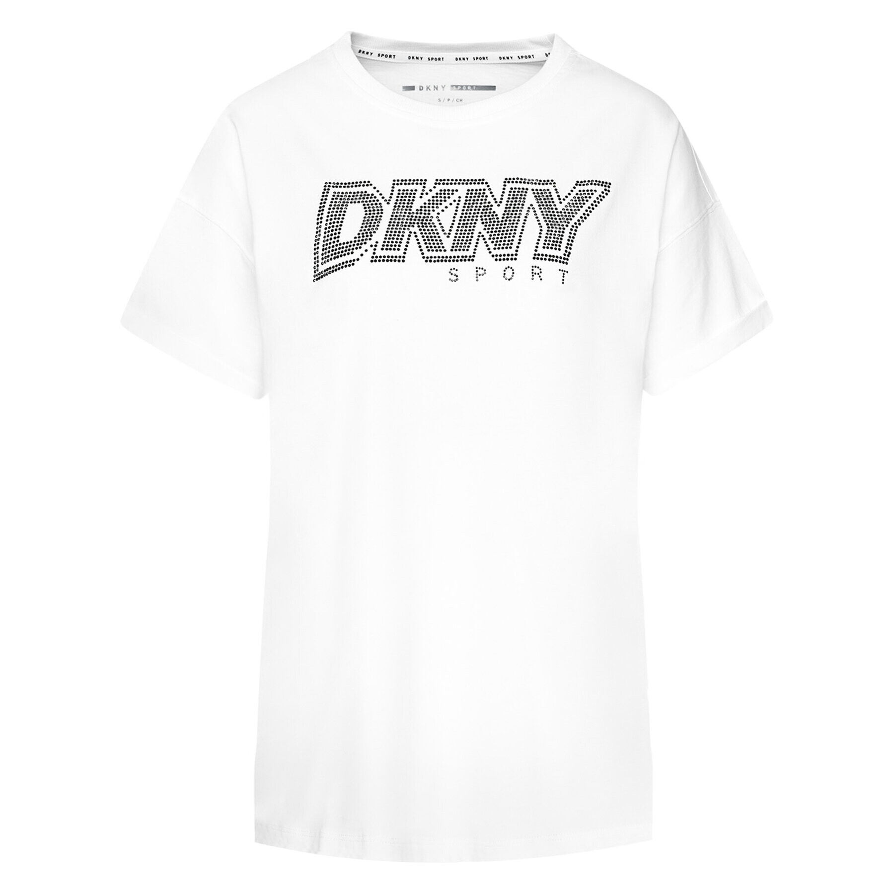 DKNY Sport T-Shirt DP0T7477 Bílá Relaxed Fit - Pepit.cz