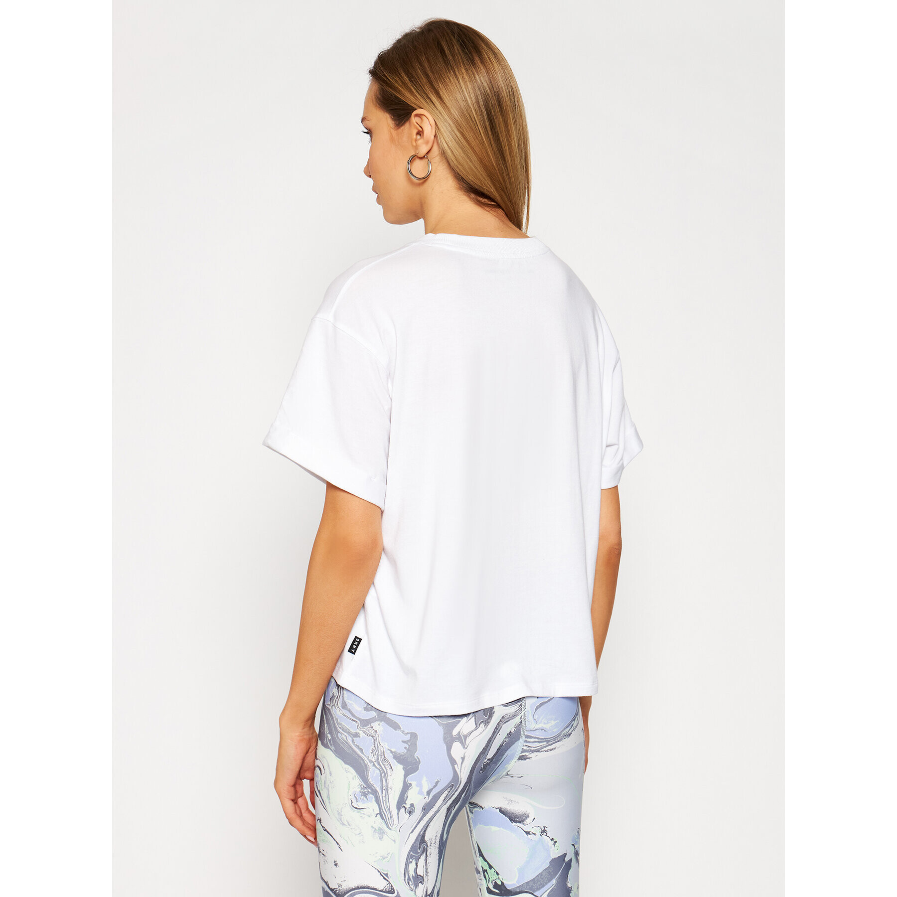 DKNY Sport T-Shirt DP0T7854 Bílá Oversize - Pepit.cz