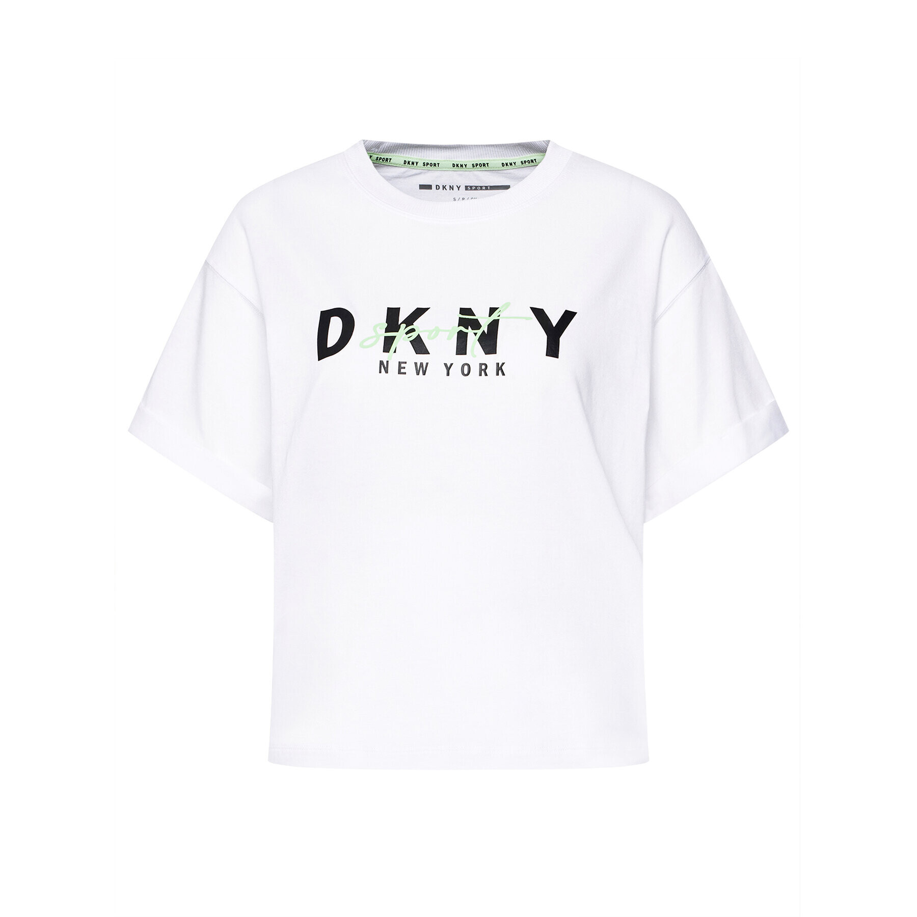 DKNY Sport T-Shirt DP0T7854 Bílá Oversize - Pepit.cz