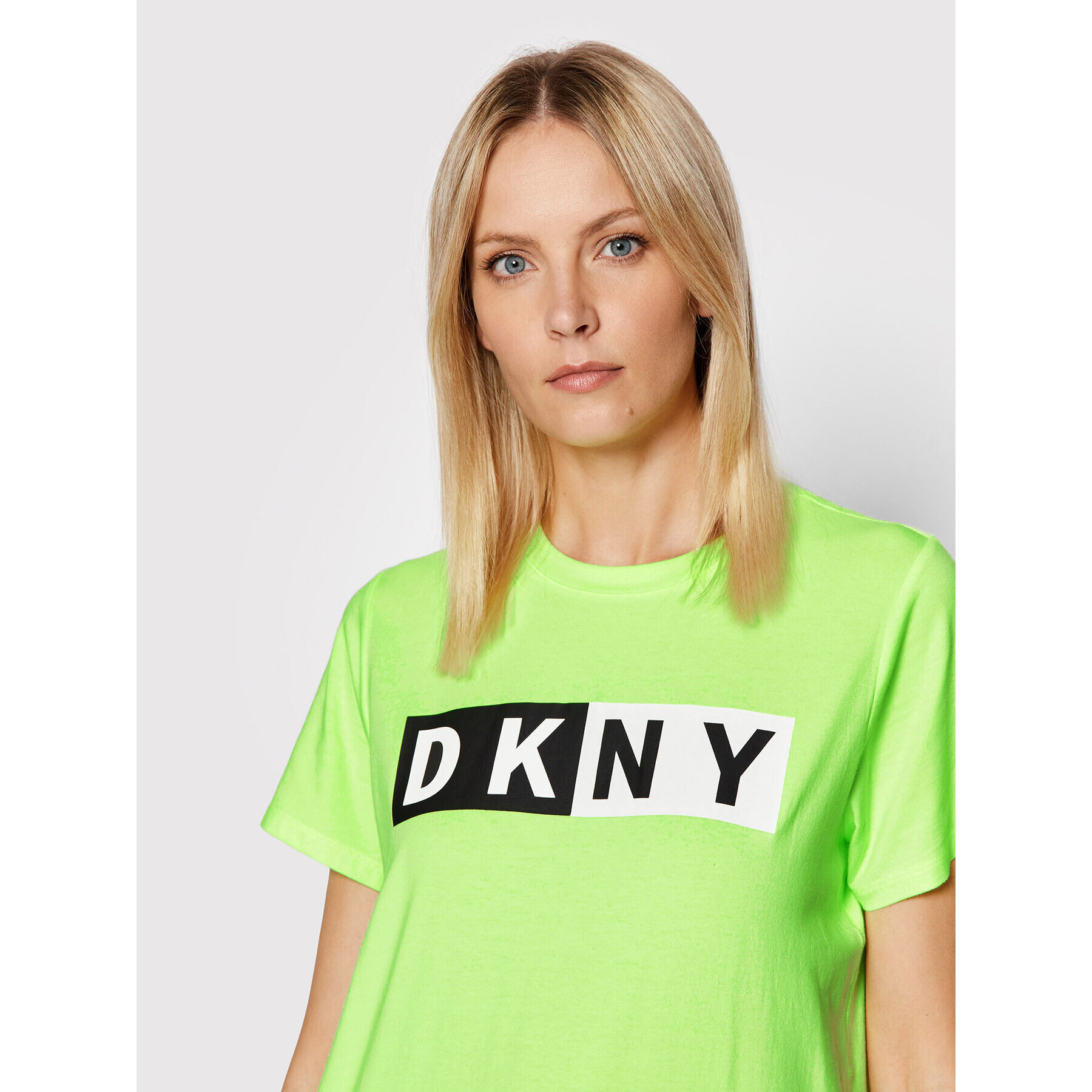 DKNY Sport T-Shirt DP1T5894 Zelená Regular Fit - Pepit.cz