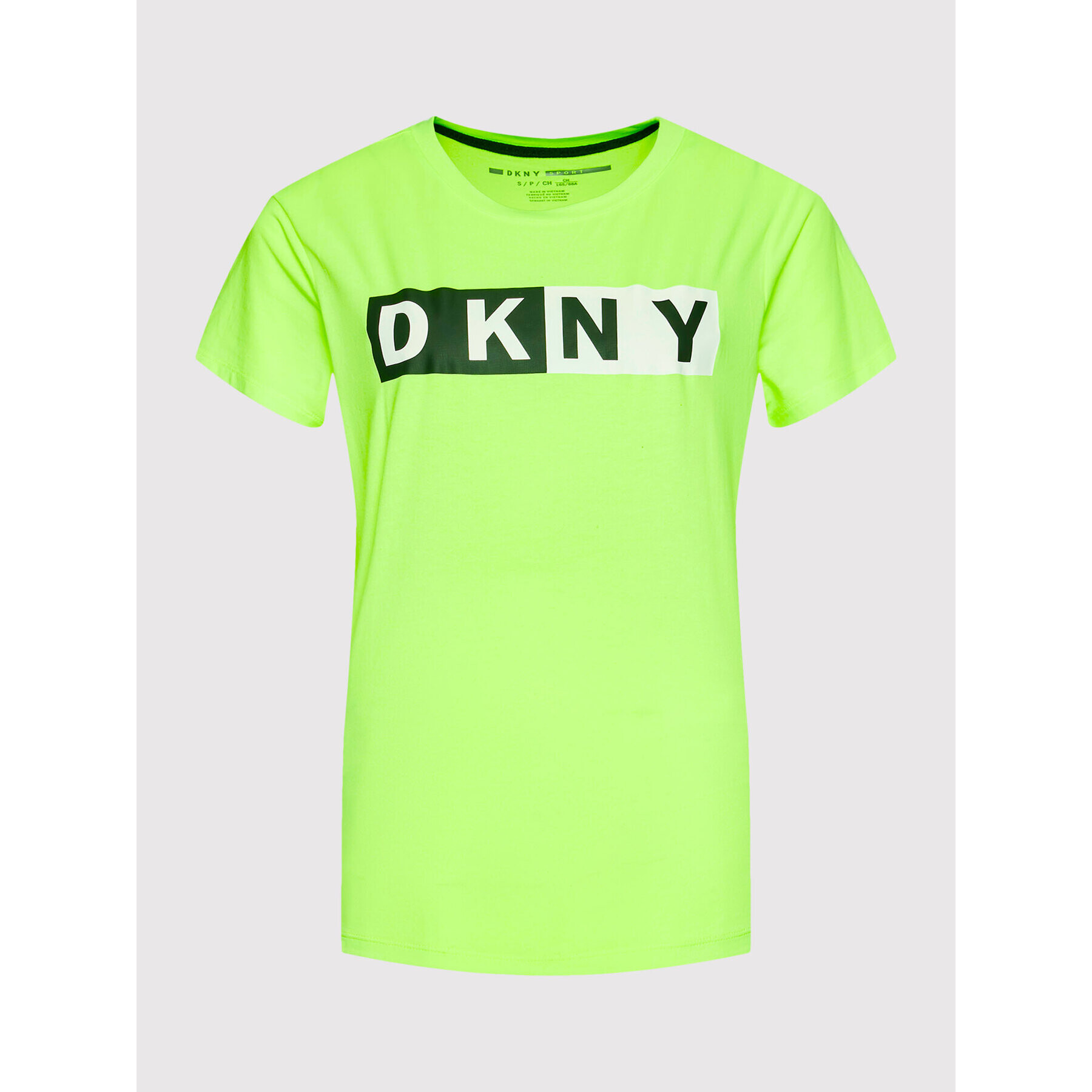 DKNY Sport T-Shirt DP1T5894 Zelená Regular Fit - Pepit.cz