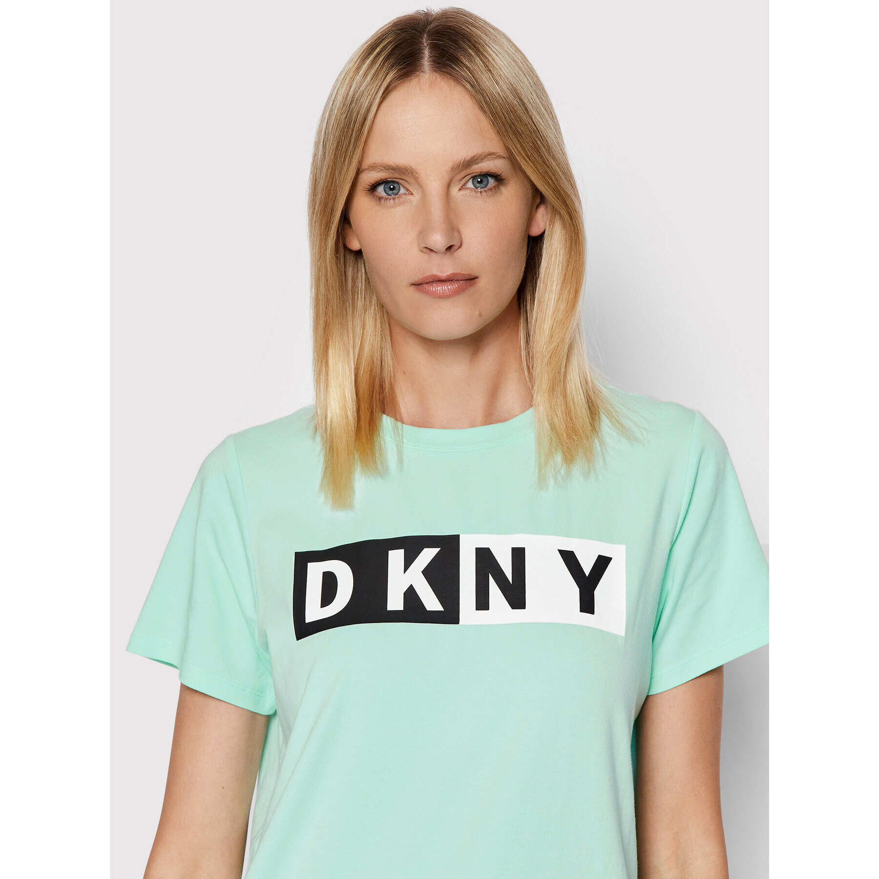 DKNY Sport T-Shirt DP1T5894 Zelená Regular Fit - Pepit.cz