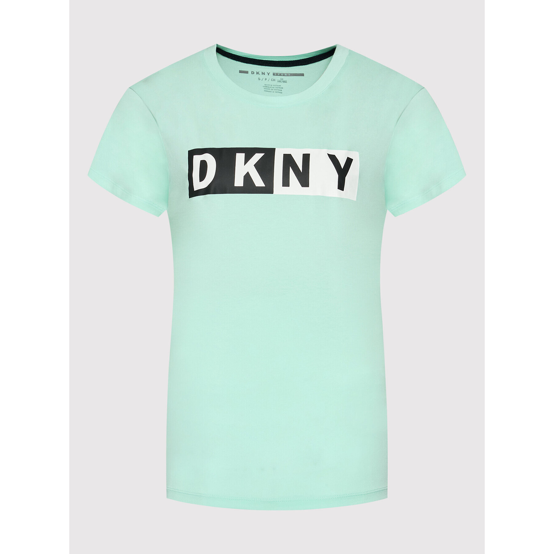 DKNY Sport T-Shirt DP1T5894 Zelená Regular Fit - Pepit.cz