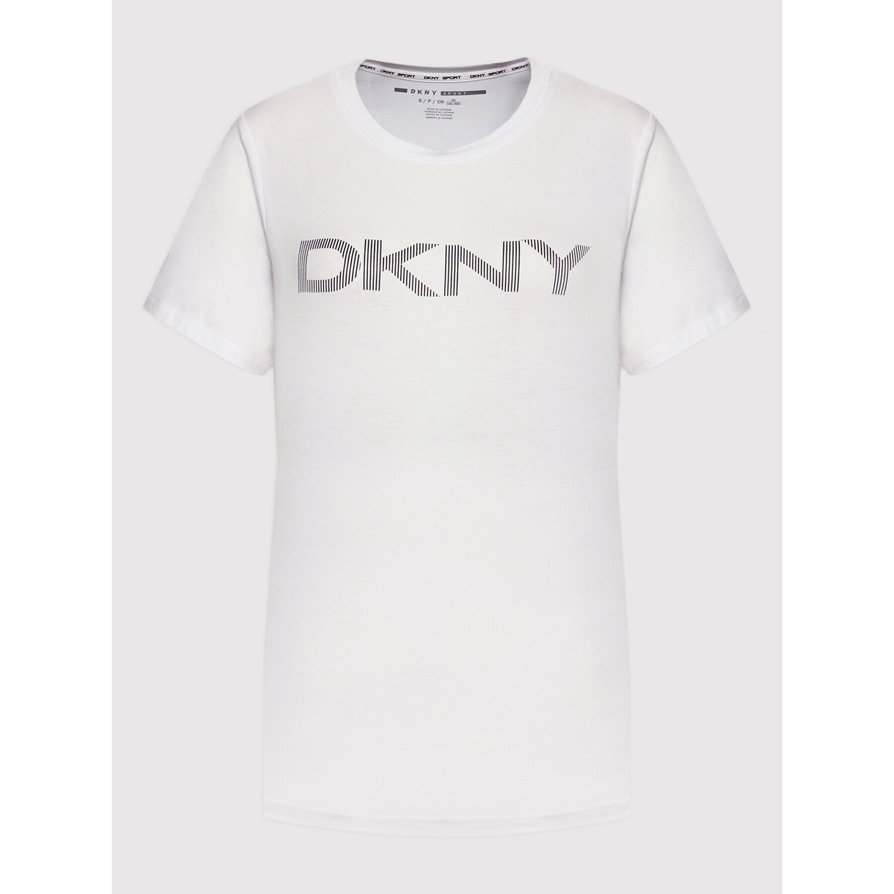 DKNY Sport T-Shirt DP1T6749 Bílá Regular Fit - Pepit.cz