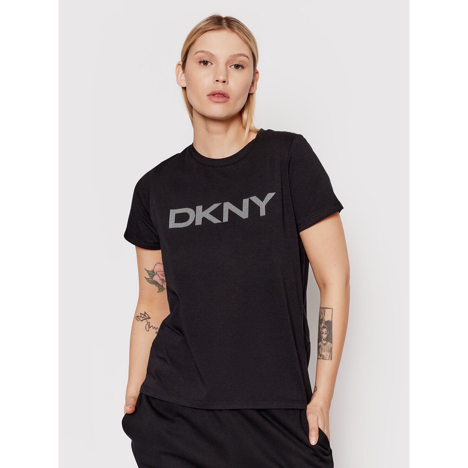 DKNY Sport T-Shirt DP1T6749 Černá Regular Fit - Pepit.cz