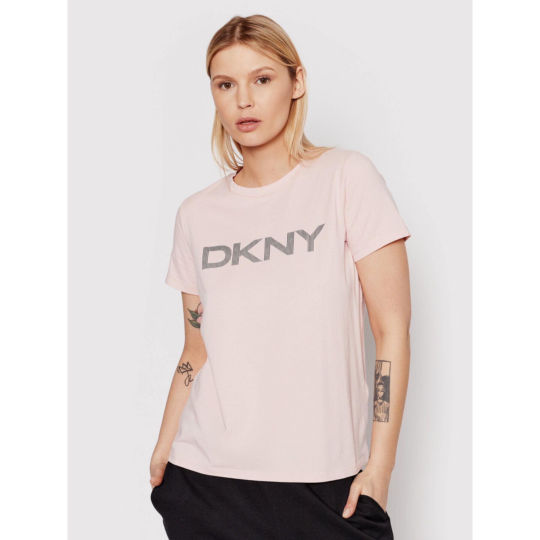 DKNY Sport T-Shirt DP1T6749 Růžová Regular Fit - Pepit.cz