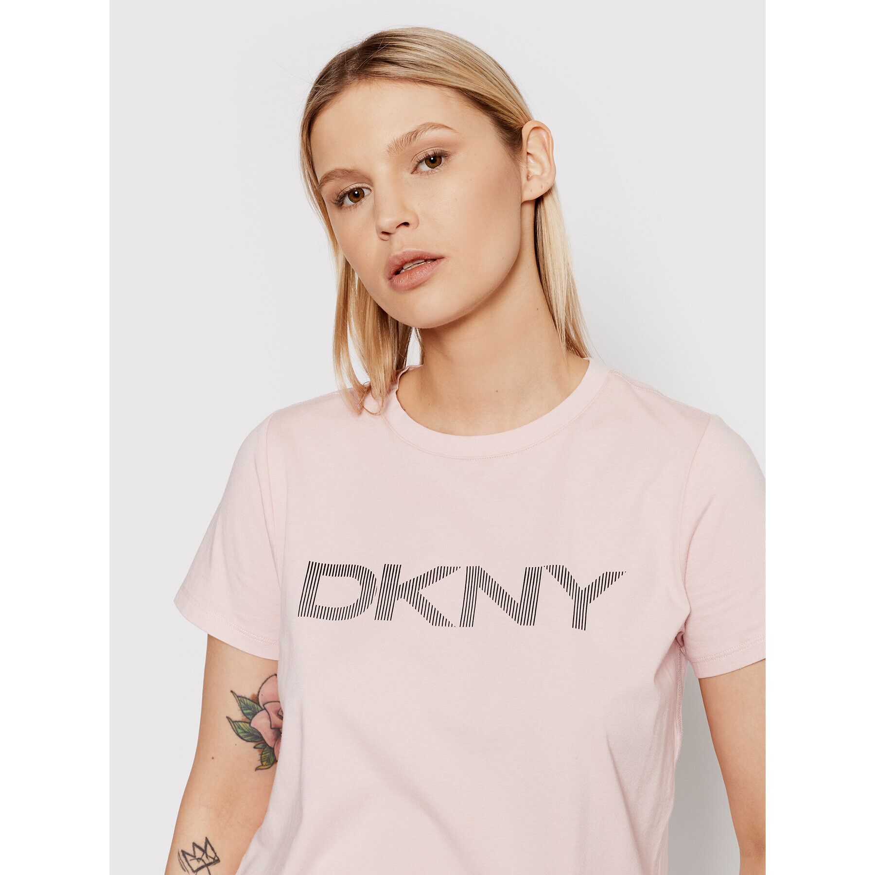 DKNY Sport T-Shirt DP1T6749 Růžová Regular Fit - Pepit.cz