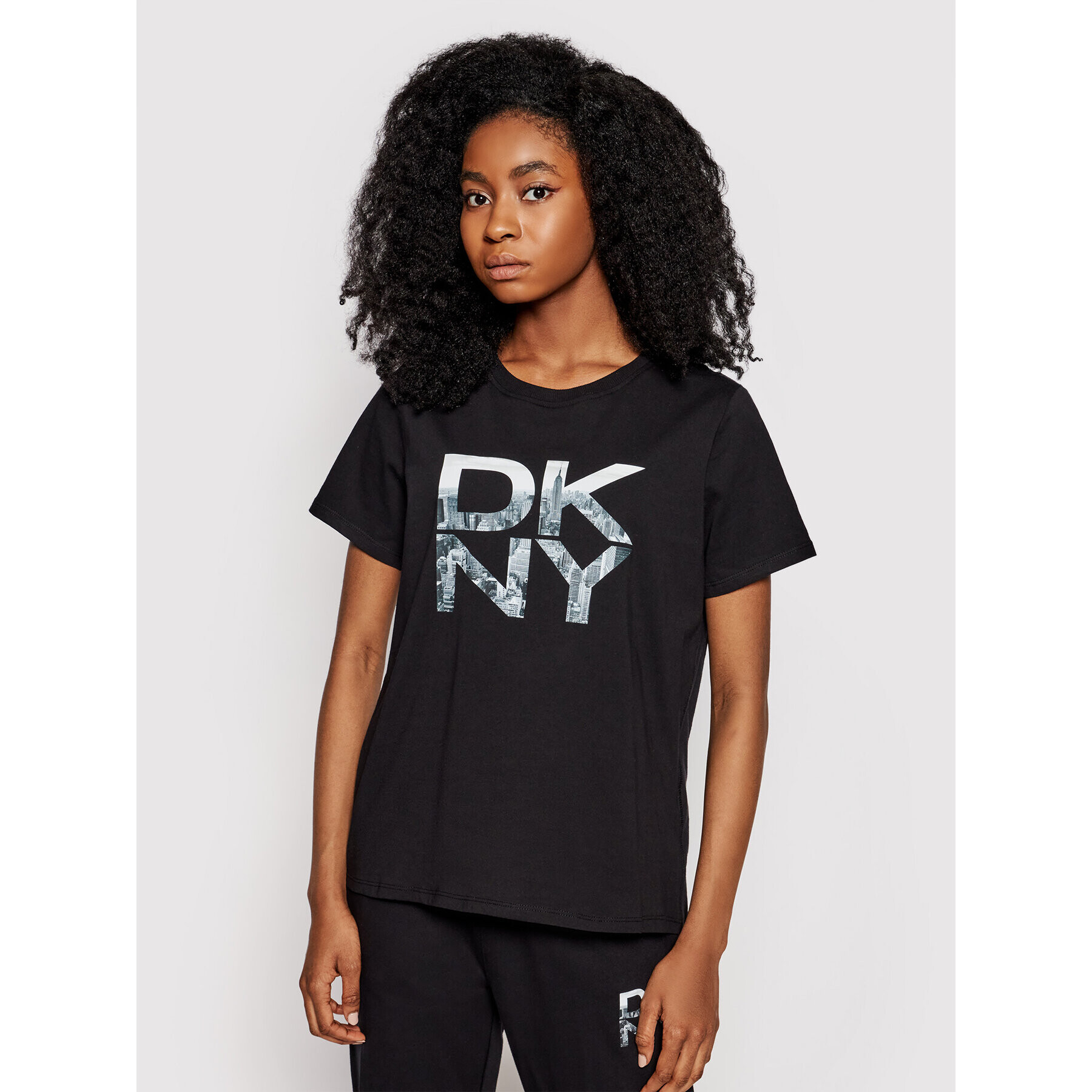 DKNY Sport T-Shirt DP1T8009 Černá Regular Fit - Pepit.cz