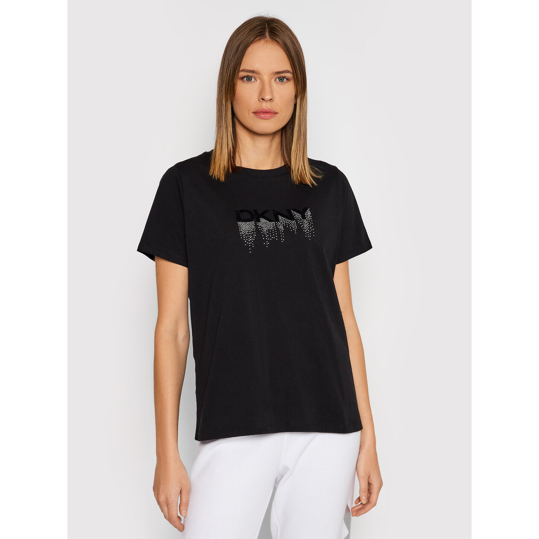 DKNY Sport T-Shirt DP1T8273 Černá Relaxed Fit - Pepit.cz